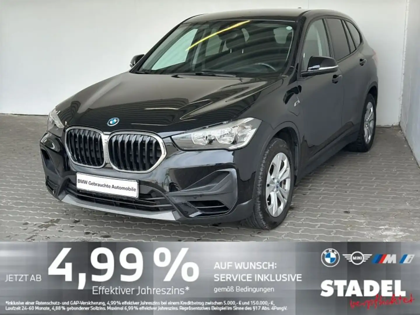 BMW X1 xDrive25e Advantage Navi.AHK.Sport-LR.PDChi Schwarz - 1