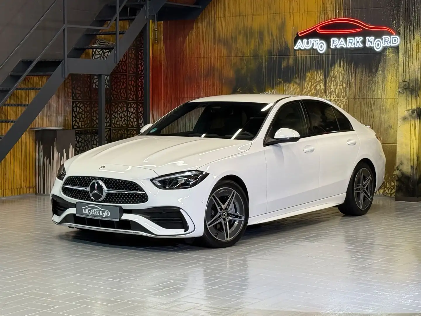 Mercedes-Benz C 200 4Matic AMG LINE~KAMERA Blanc - 1