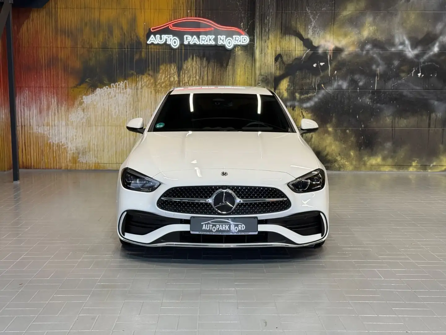 Mercedes-Benz C 200 4Matic AMG LINE~KAMERA Blanc - 2