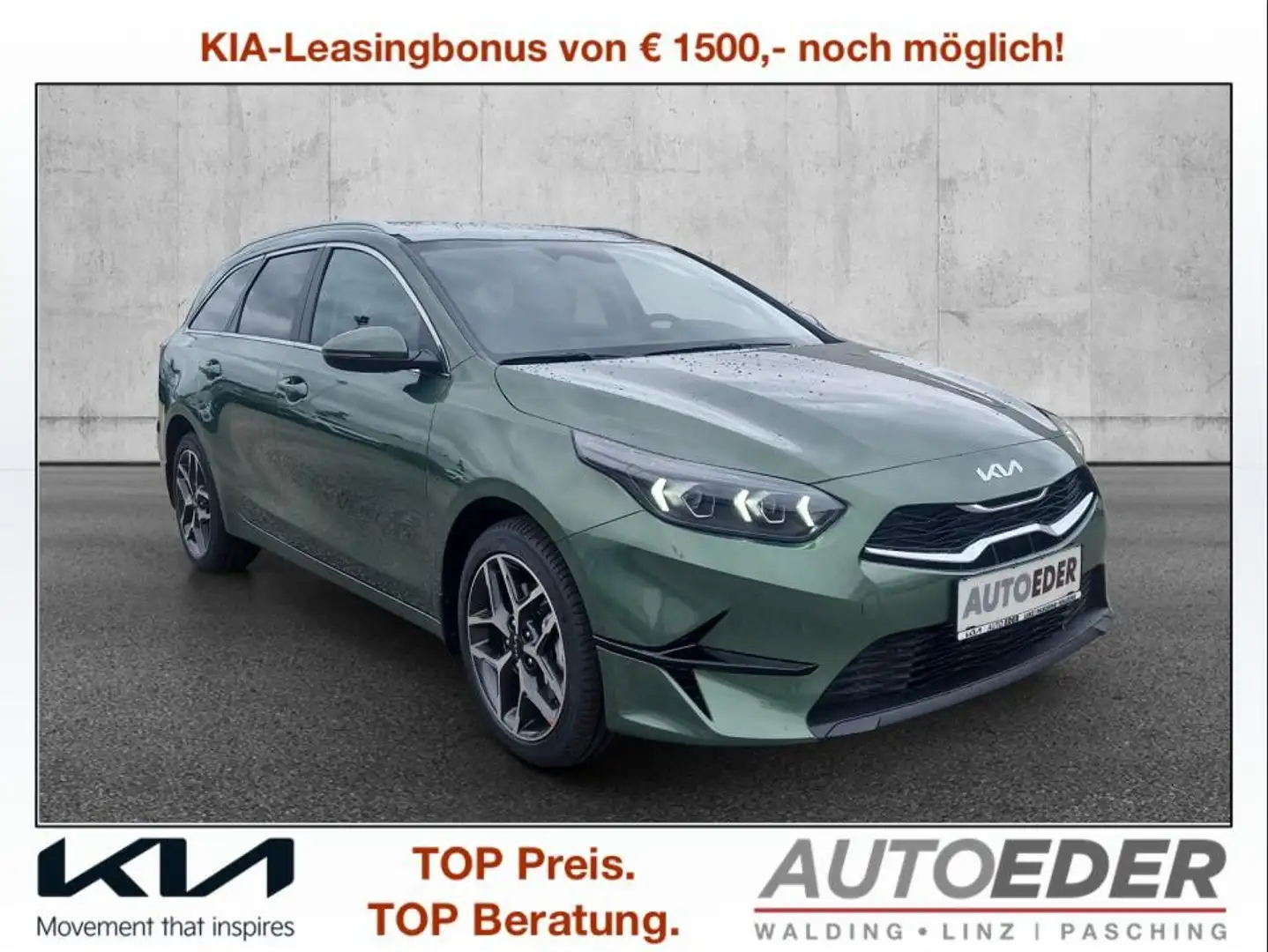 Kia Ceed SW / cee'd SW Cee'dSW/GOLD/1.5/TGDI 48V/DCT7/140 Zöld - 1