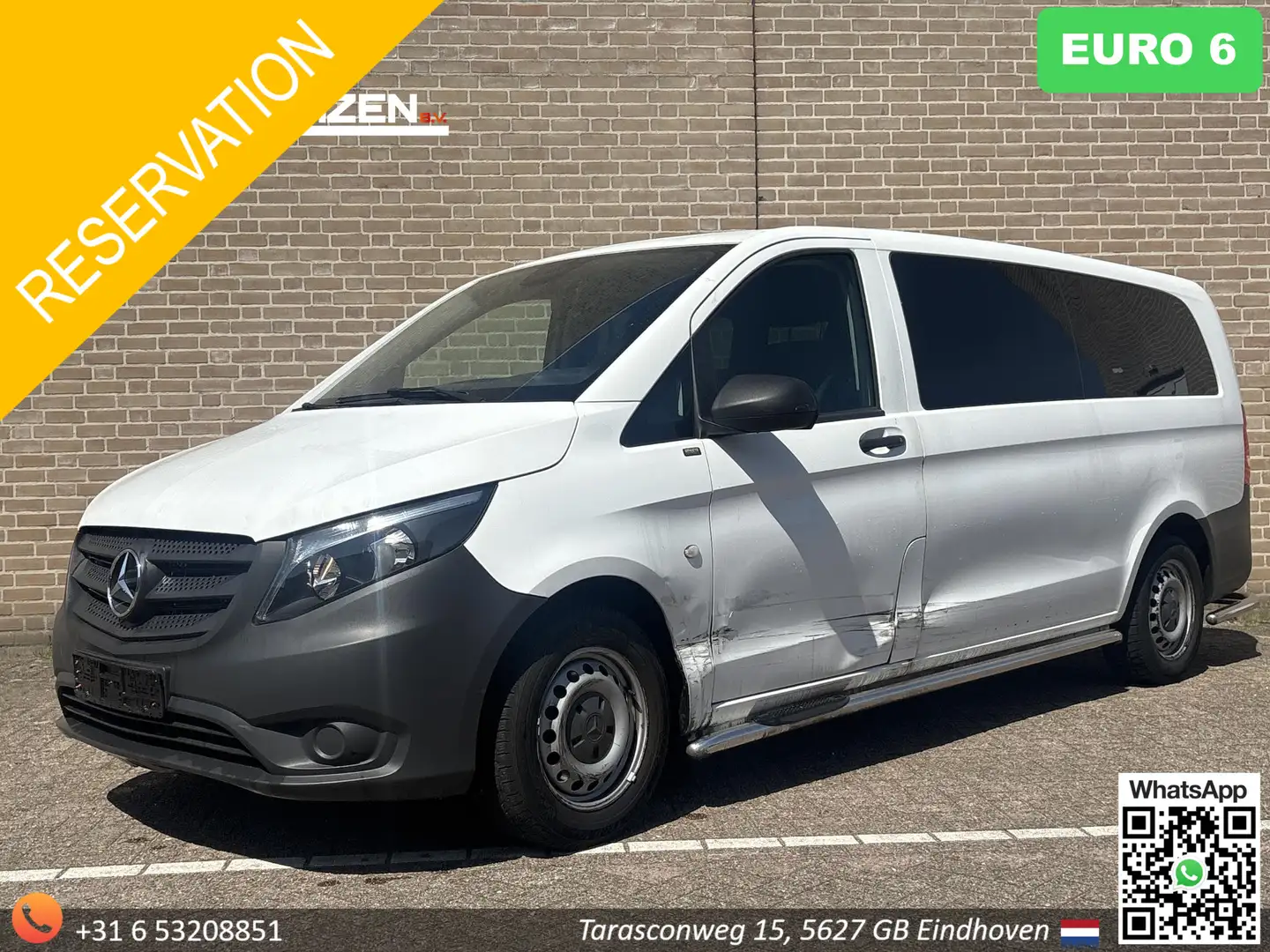 Mercedes-Benz Vito Tourer 109 BlueTEC Base Extra Lang € 9.500,- NETTO Weiß - 1