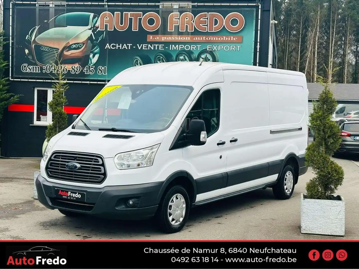 Ford Transit 2.0 TDCi L3H2 *2 porte lateral  Tva  Dispo en 24 h Wit - 1
