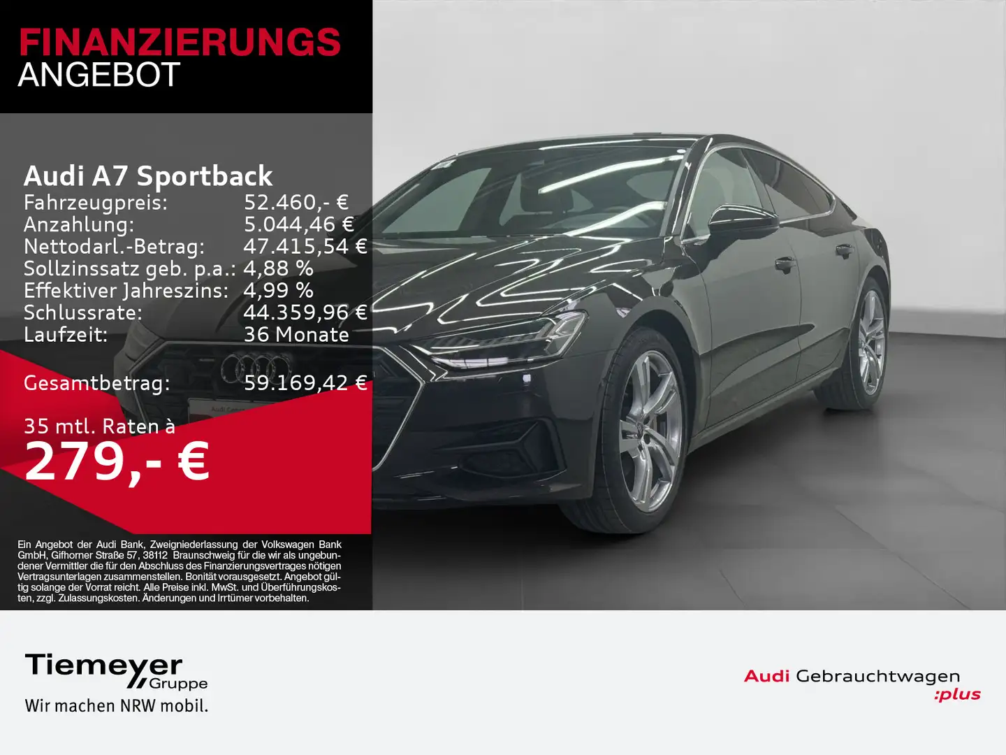 Audi A7 45 TDI Q UPE100 LM20 PANO AHK HD-MA Brun - 1