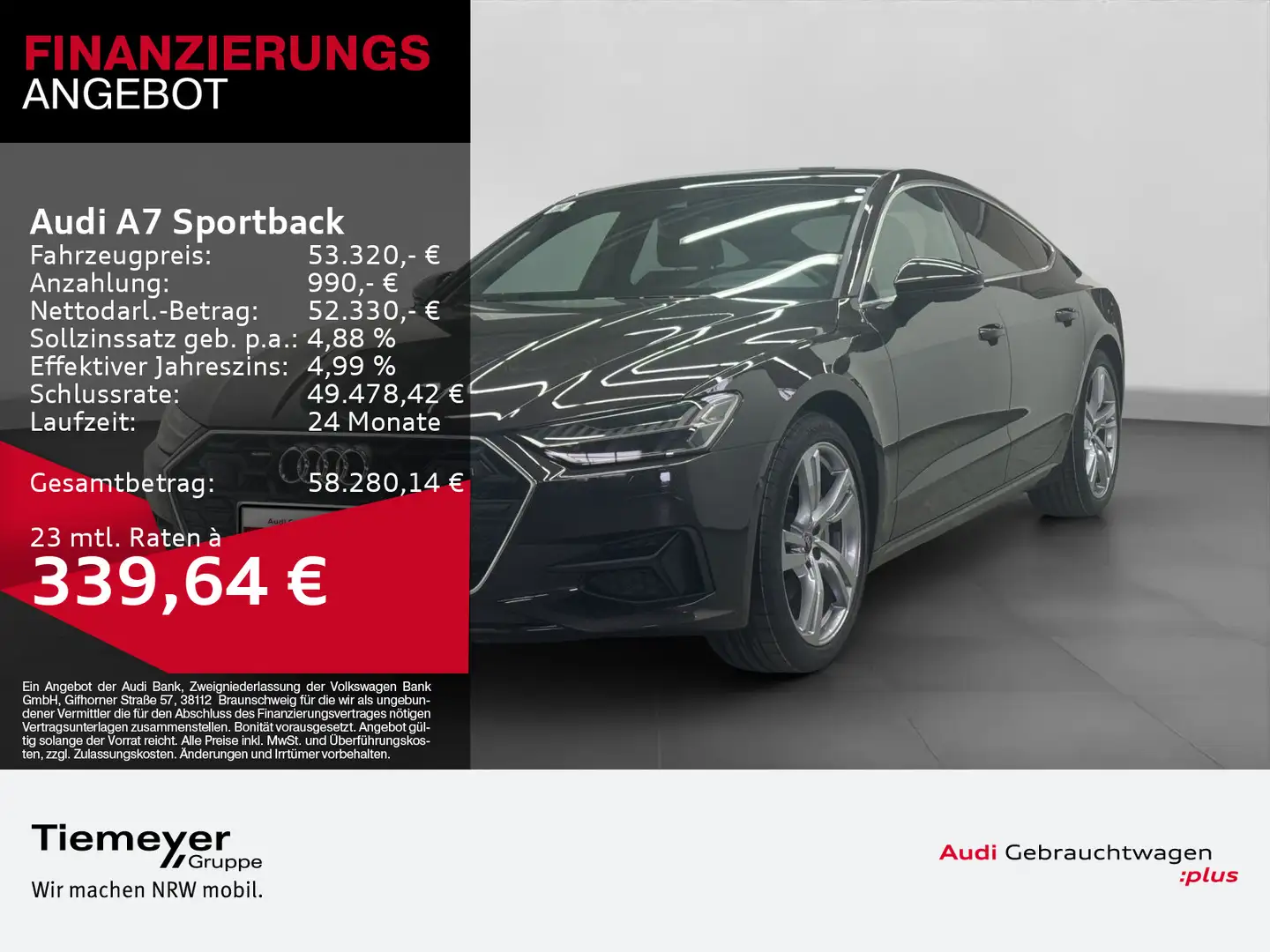 Audi A7 45 TDI Q UPE100 LM20 PANO AHK HD-MA Braun - 1