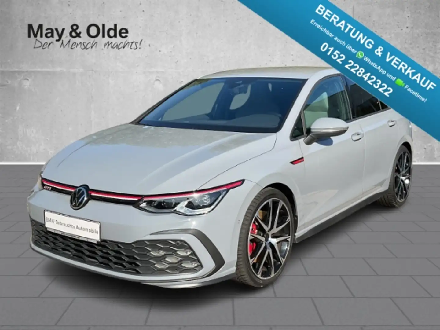 Volkswagen Golf VIII StandHZG Navi Leder HarmanKardon Klimasitze Grau - 1