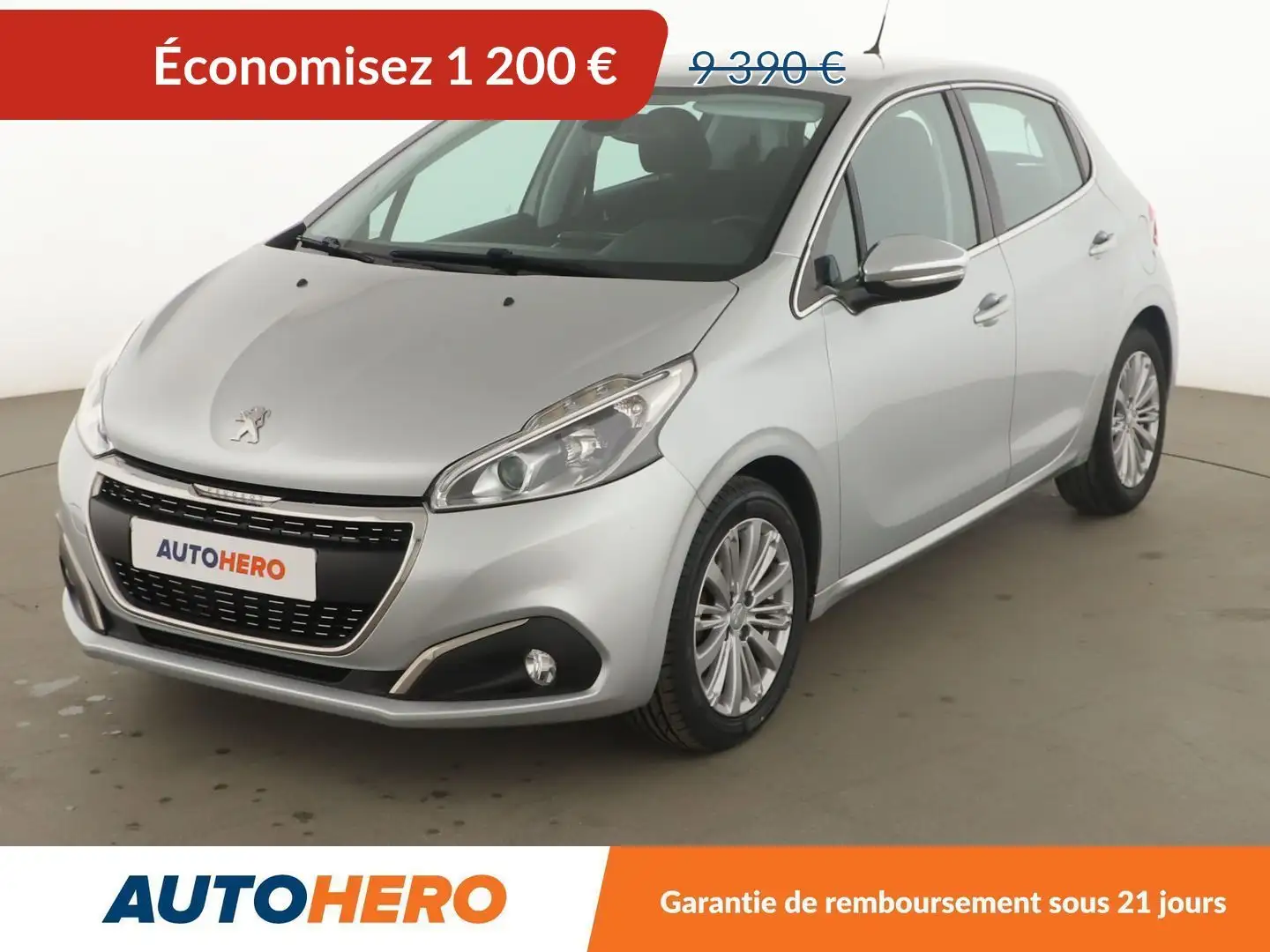 Peugeot 208 1.2 PureTech Allure Gris - 1
