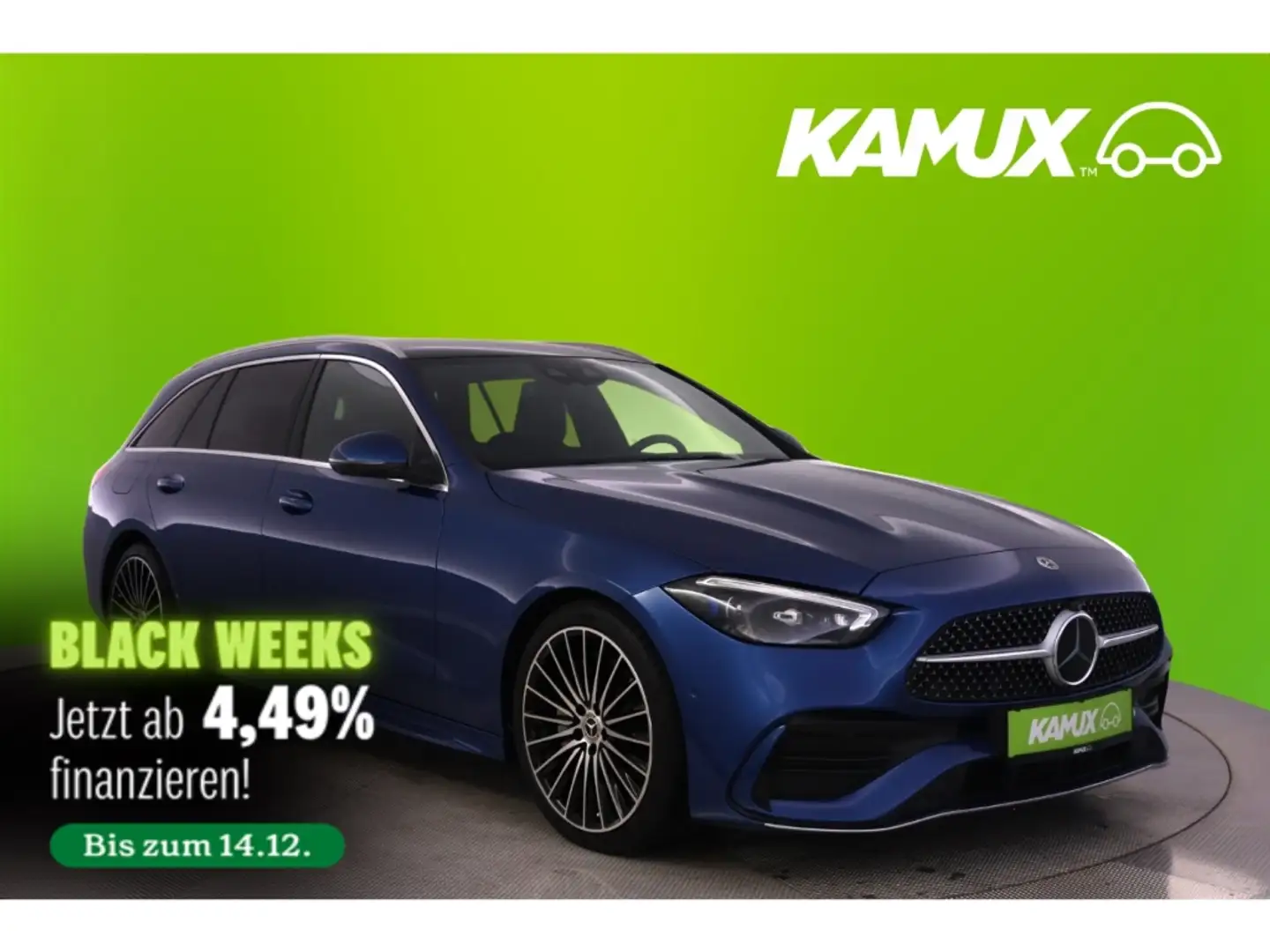 Mercedes-Benz C 220 d T 4M 9G-tronic AMG Line+LED+NAVI+VIRTUAL Blau - 1