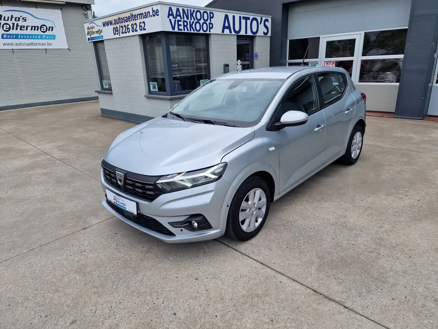 Dacia Sandero 1.0 TCe GPS * AIRCO * APPLE CARPLAY  *ANDROID AUTO Argent - 2