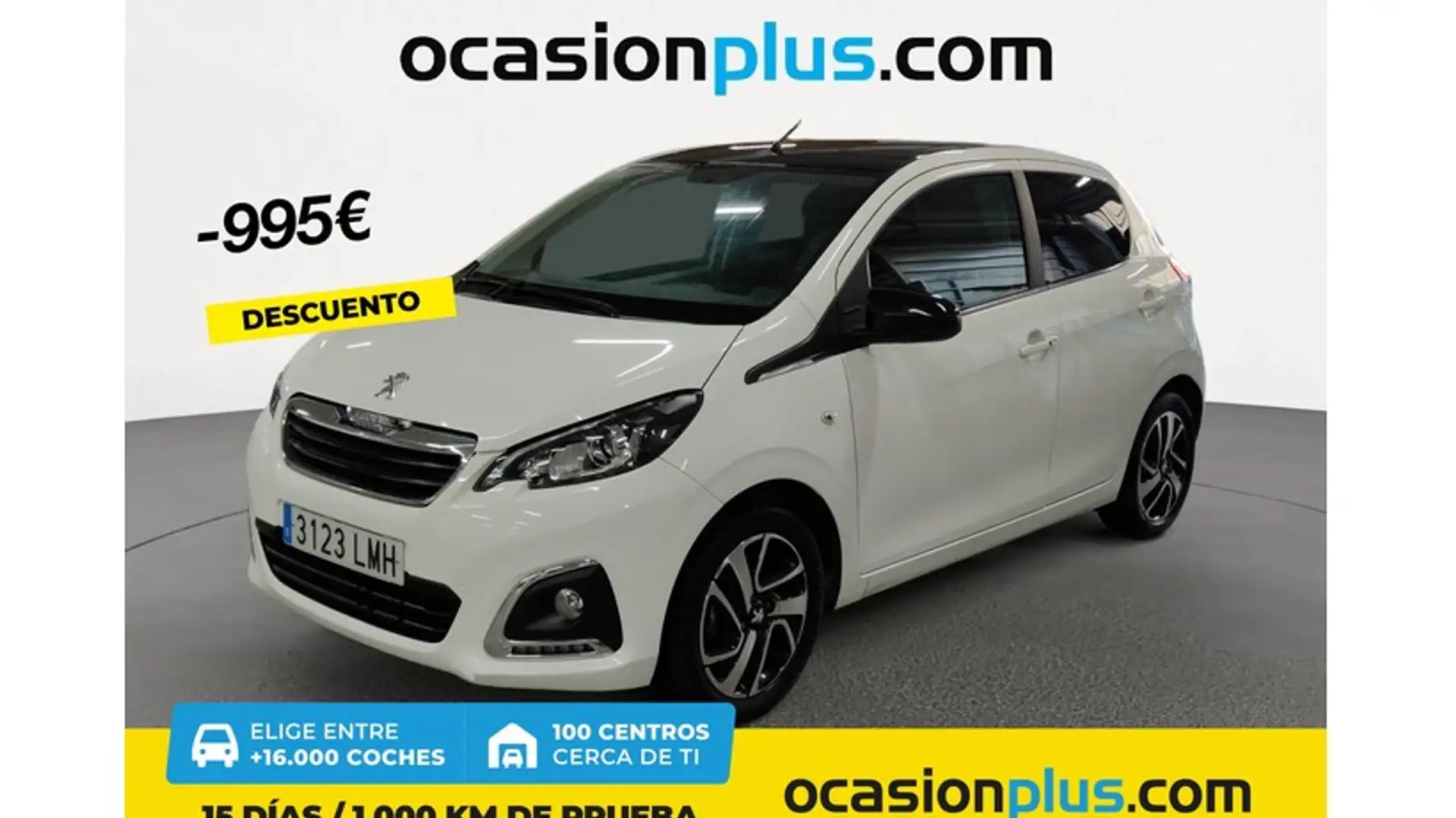 Peugeot 108 1.0 VTi S&S Allure 72 Biały - 1