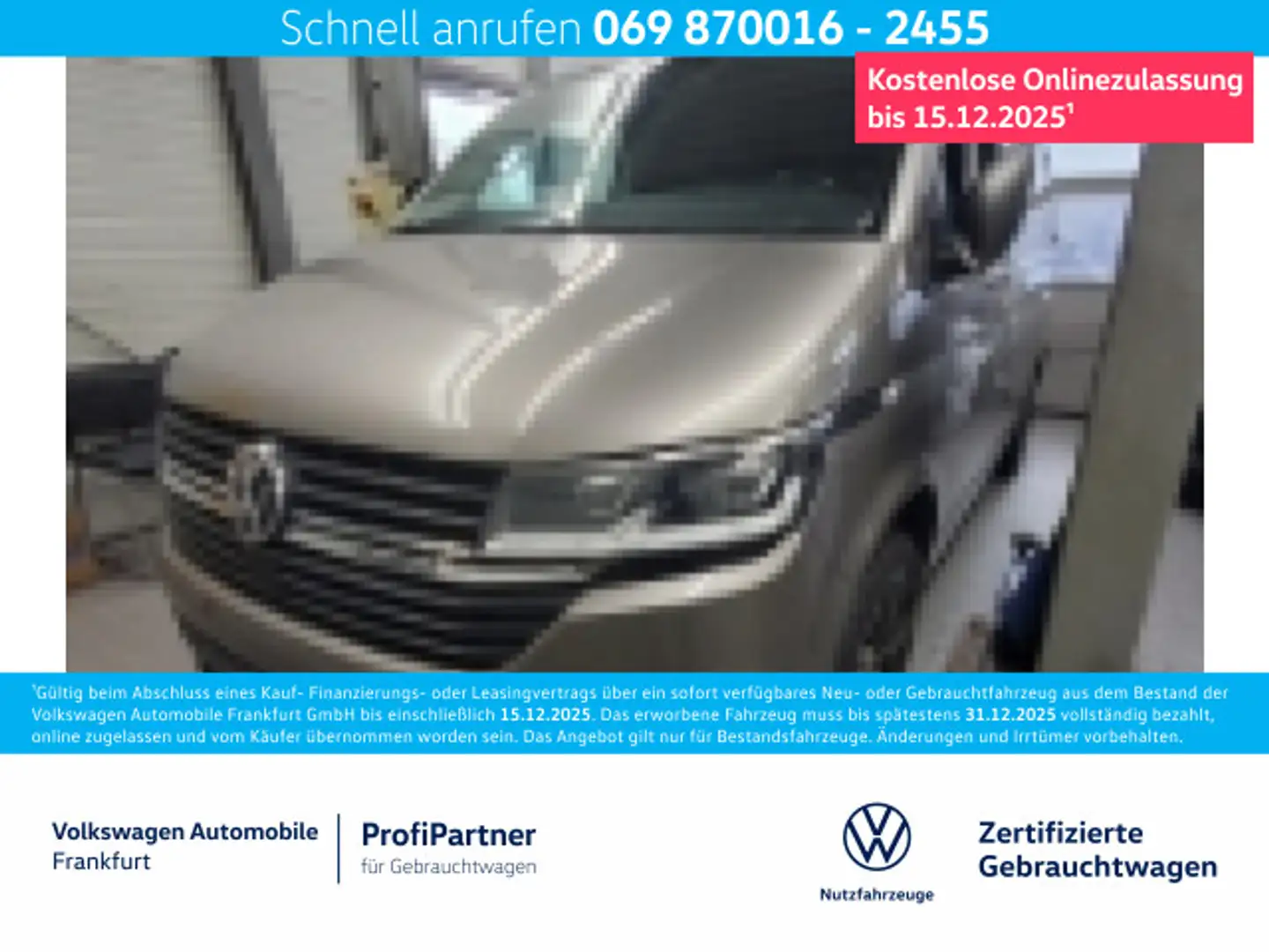 Volkswagen T6.1 Transporter T6.1 Kasten 2.0 TDI DSG Navi LED DAB+ Bej - 1