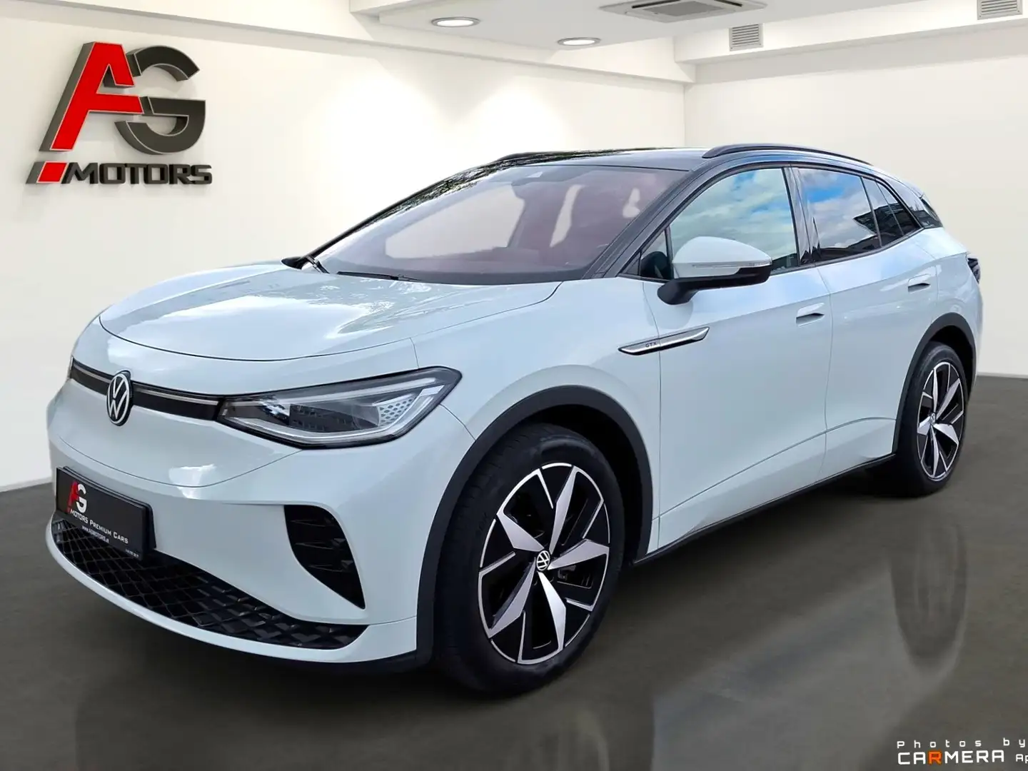 Volkswagen ID.4 GTX 77kWh/LED/360°Kamera/Navi/AHK/1.Besitz Weiß - 1