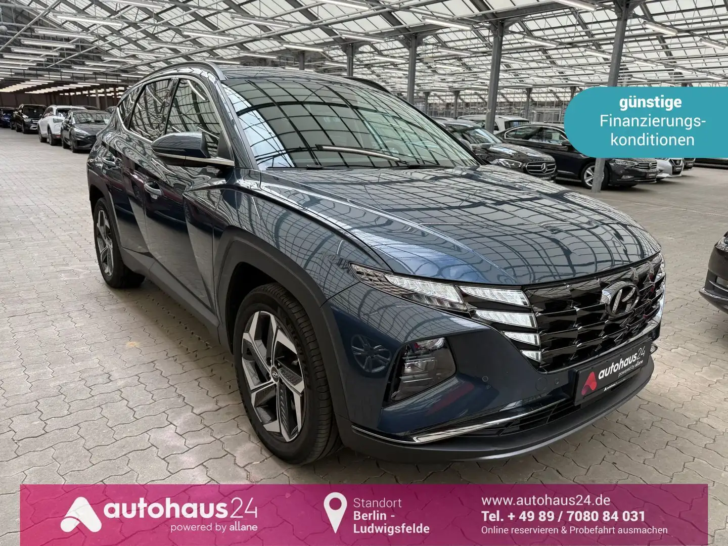 Hyundai TUCSON 1.6 T-GDI Trend Plug-In Hybrid 4WD Blau - 1