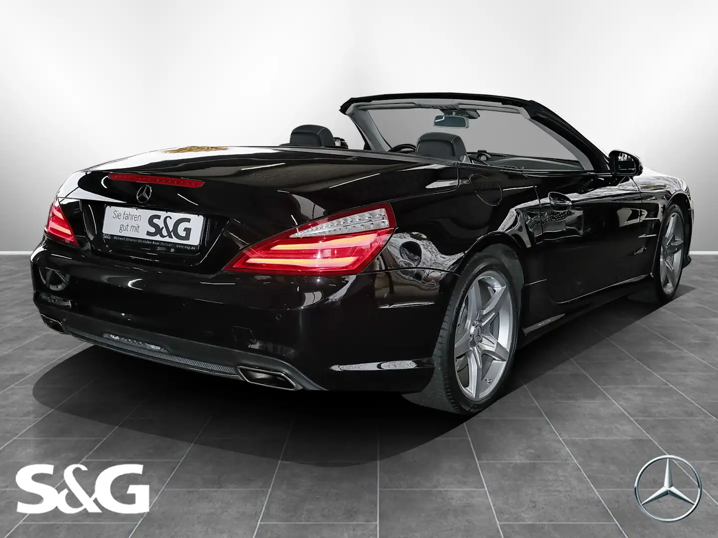 Mercedes-Benz SL 500 AMG Spurhalte+Totwinkel+Pano+Comand+Media Schwarz - 2
