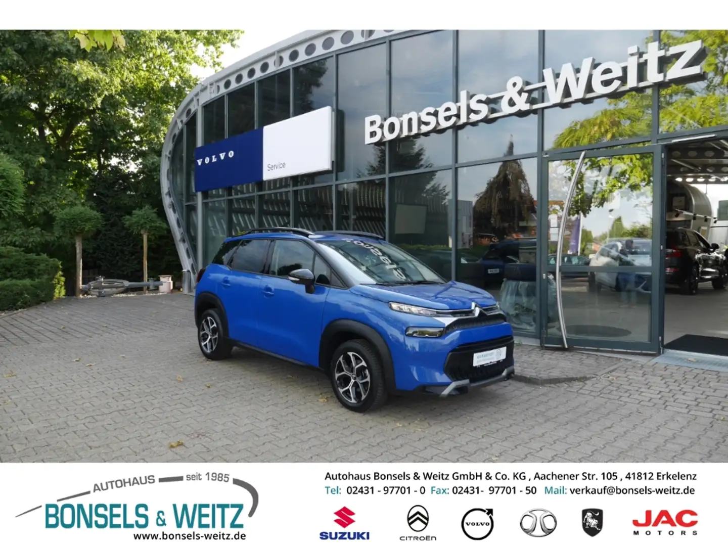 Citroen C3 Aircross Plus 1.2 PureTech 130 S&S EAT6 Navi Apple CarPlay Blau - 1
