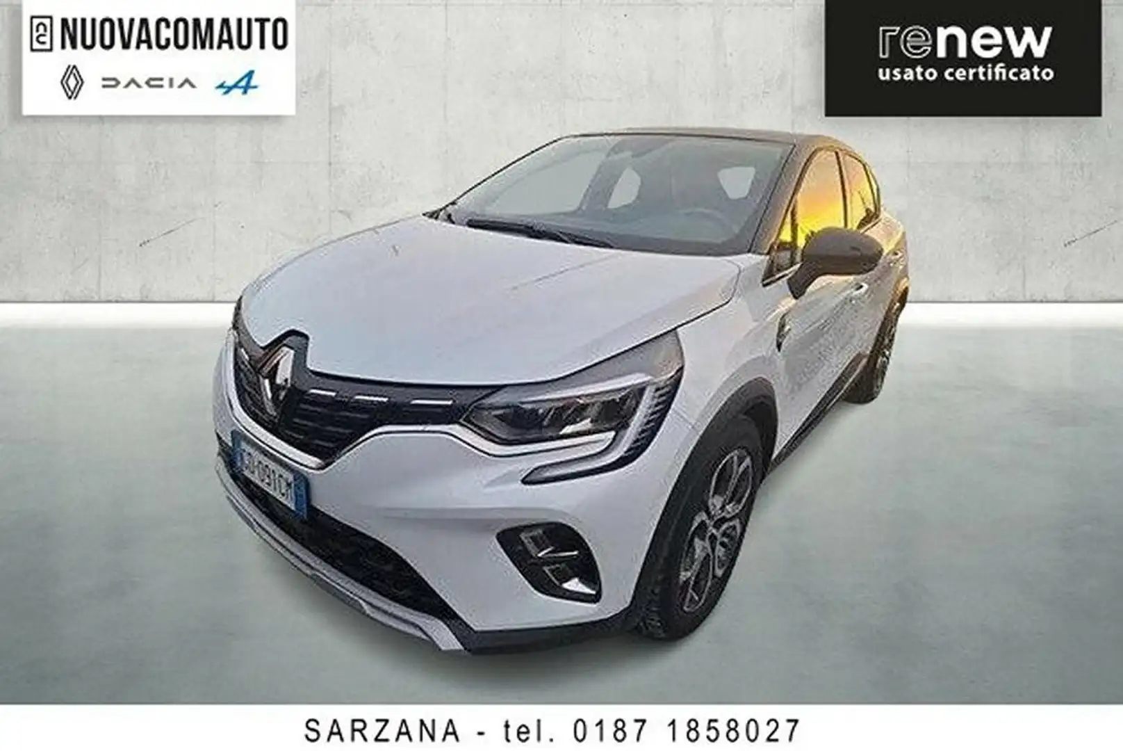 Renault Captur 1.6 plug-in hybrid Intens E-Tech 160cv auto Bianco - 1
