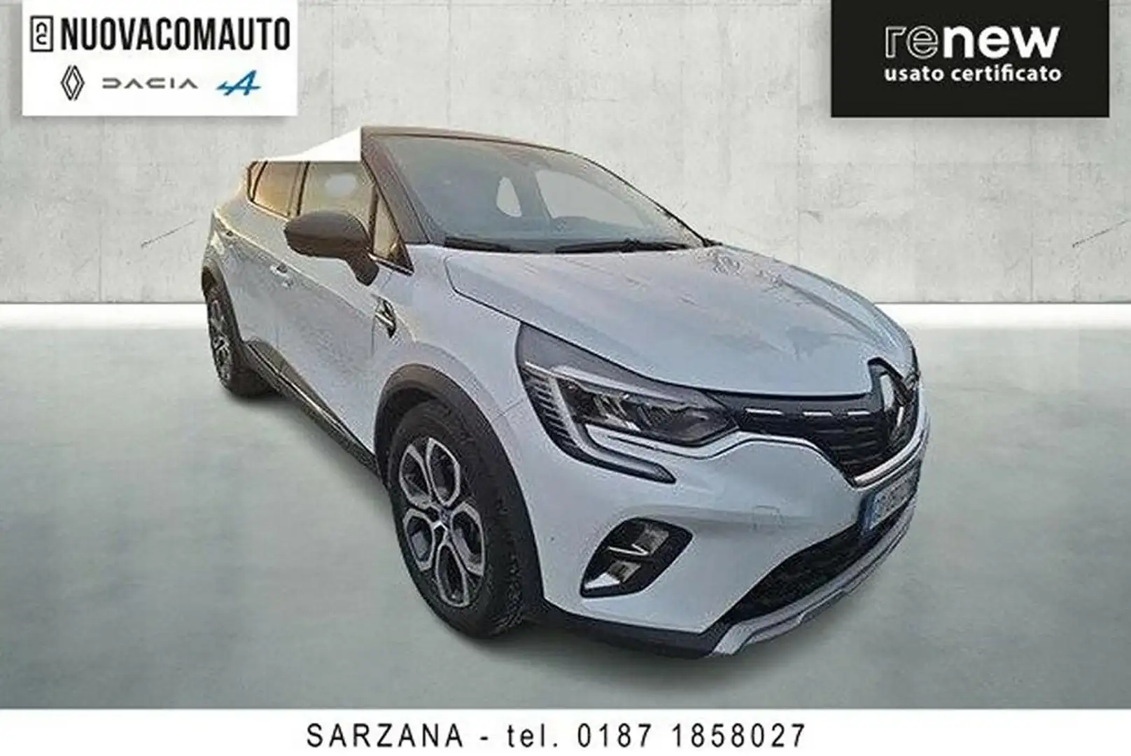 Renault Captur 1.6 plug-in hybrid Intens E-Tech 160cv auto Bianco - 2