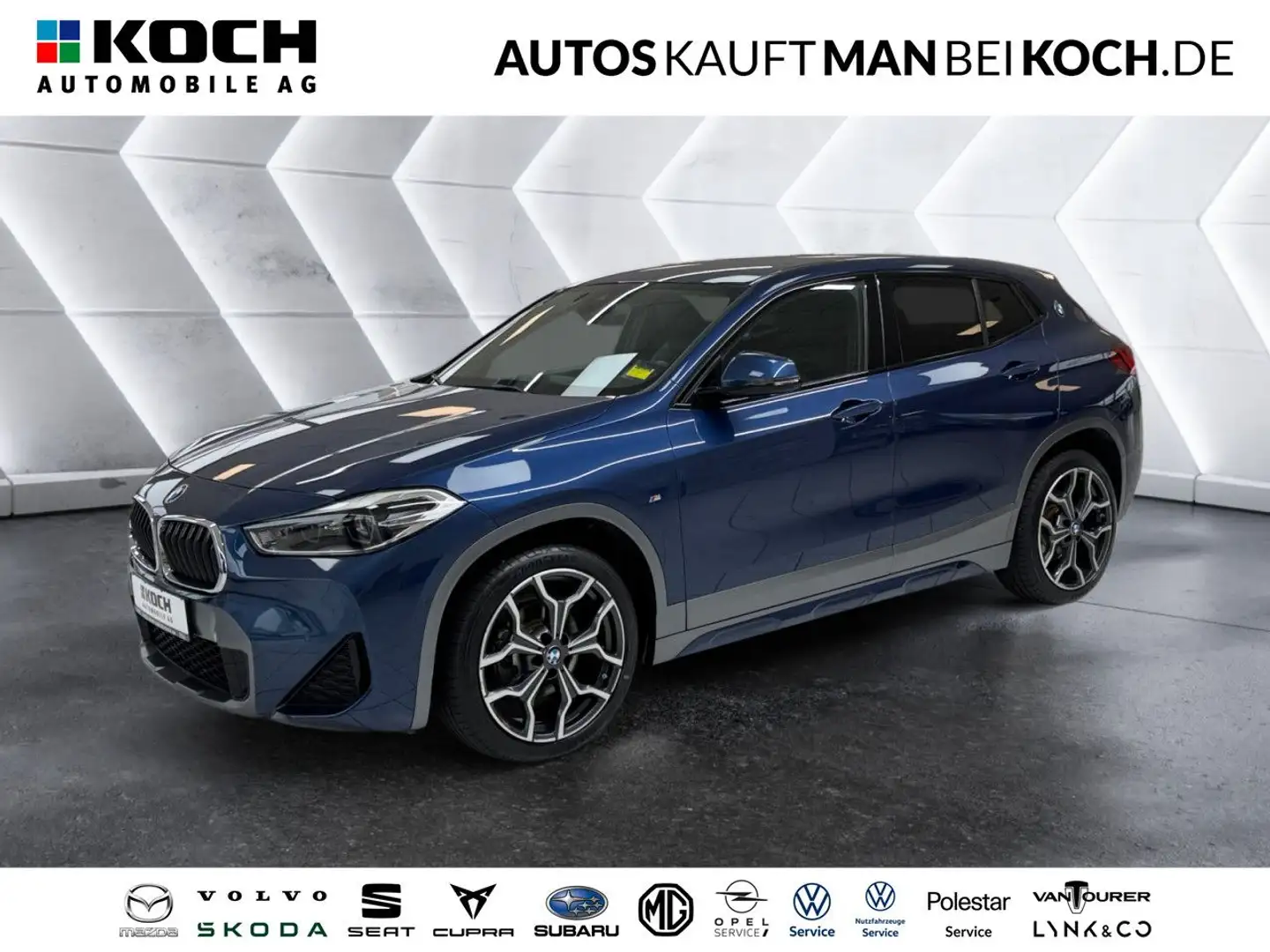 BMW X2 sDrive18d M Sport X NAVI TLEDER PDC KAMERA LED Bleu - 1