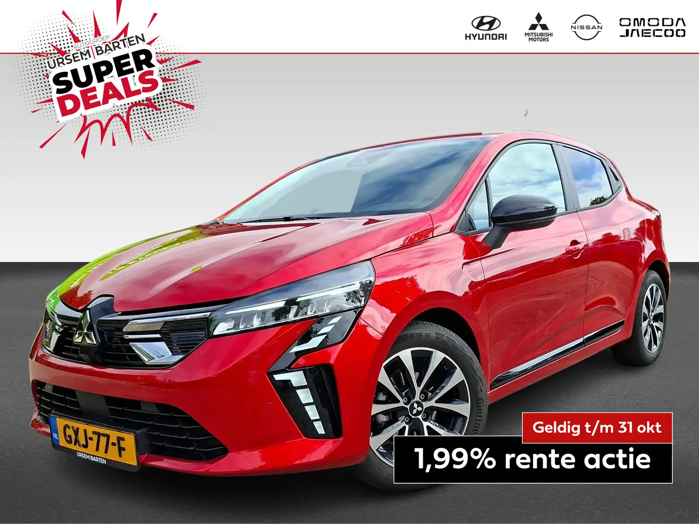 Mitsubishi Colt 1.0T MT Intense Van € 26.790,- voor € 22.930,- | D Rouge - 1