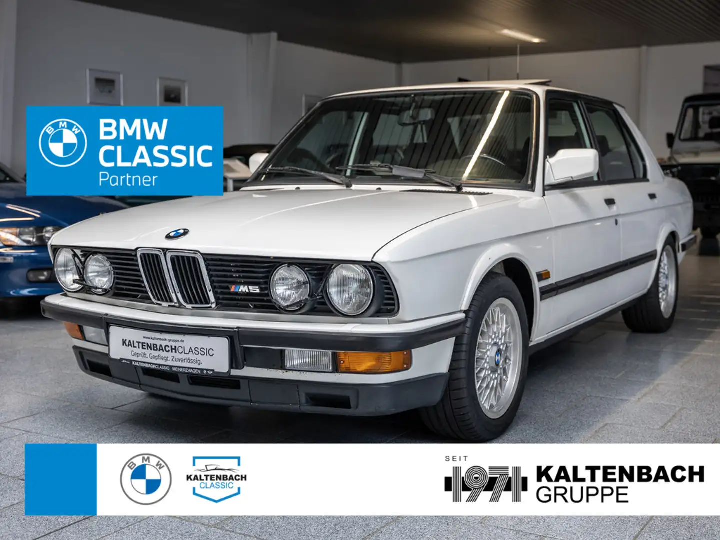 BMW M5 E28 SCHIEBEDACH LEDER Blanc - 1