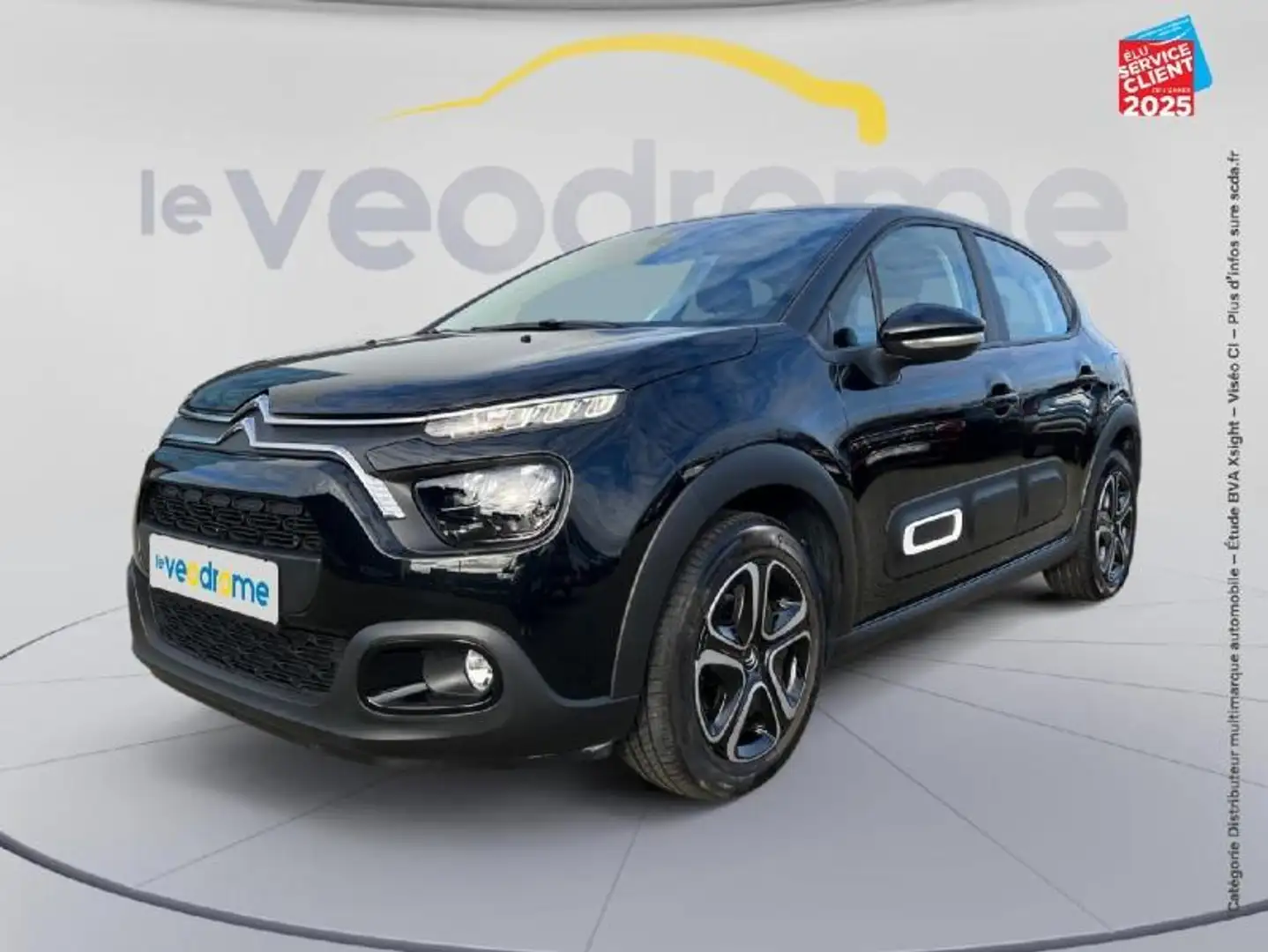 Citroen C3 1.2 PureTech 83ch S\u0026S PLUS Noir - 1