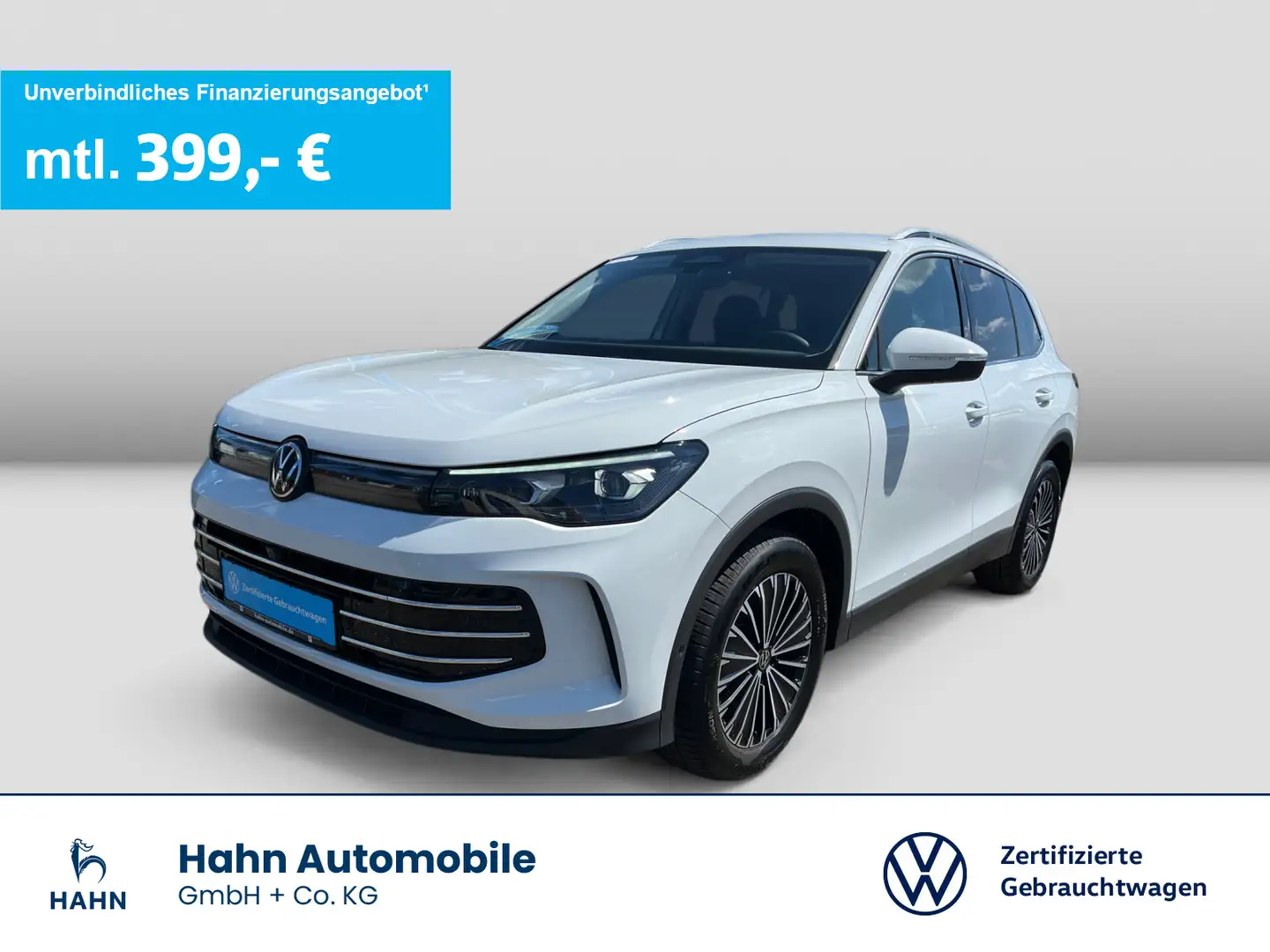 Volkswagen Tiguan 1.5 eTSI DSG Elegance Area AHK Matri Navi Weiß - 1