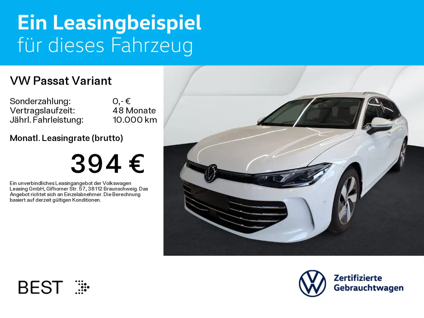Volkswagen Passat Variant 2.0 TDI DSG ELEGANCE*AHK*NAVI*IQ. Blanc - 2