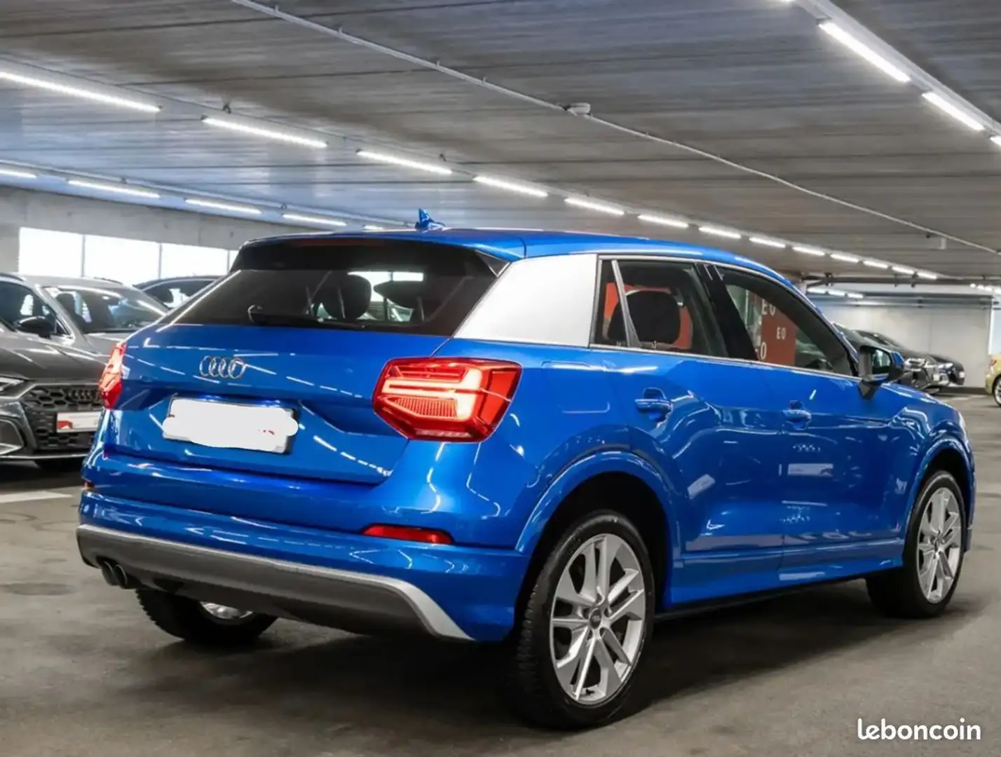 Audi Q2 Sport 1.4 TFSI S line Navigation Cuir LED Connect Blau - 2
