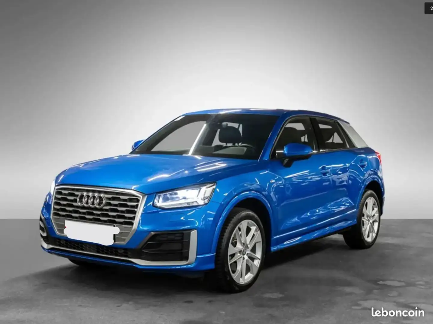 Audi Q2 Sport 1.4 TFSI S line Navigation Cuir LED Connect Blau - 1