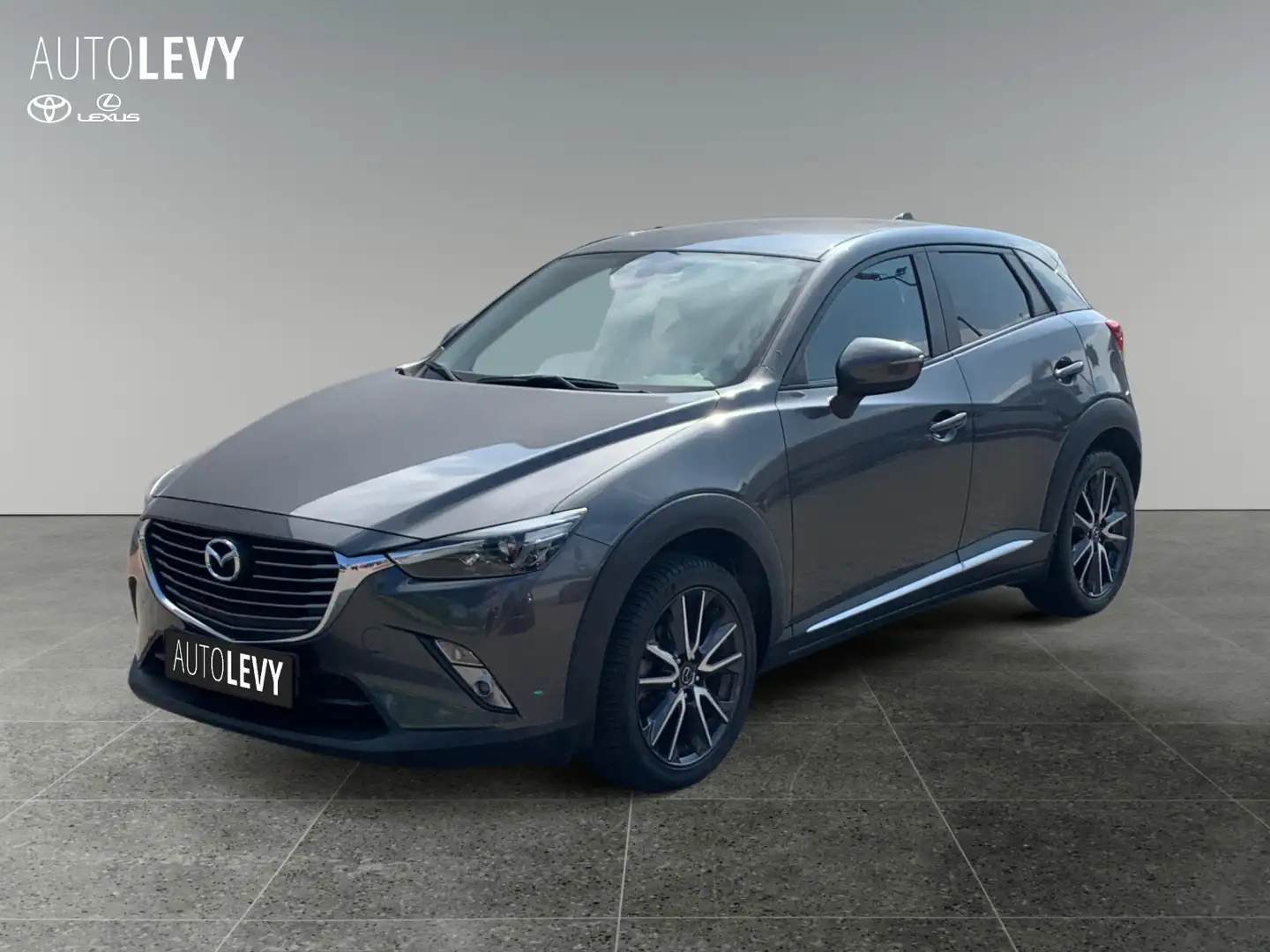 Mazda CX-3 2.0 SKYACTIV 150 Sports-Line AWD*HeadUp*SHZ Grijs - 2