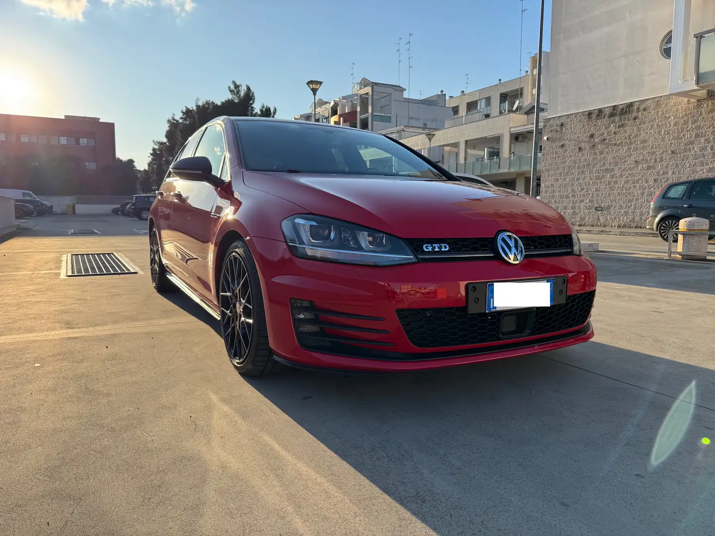 Volkswagen Golf GTD Piros - 1