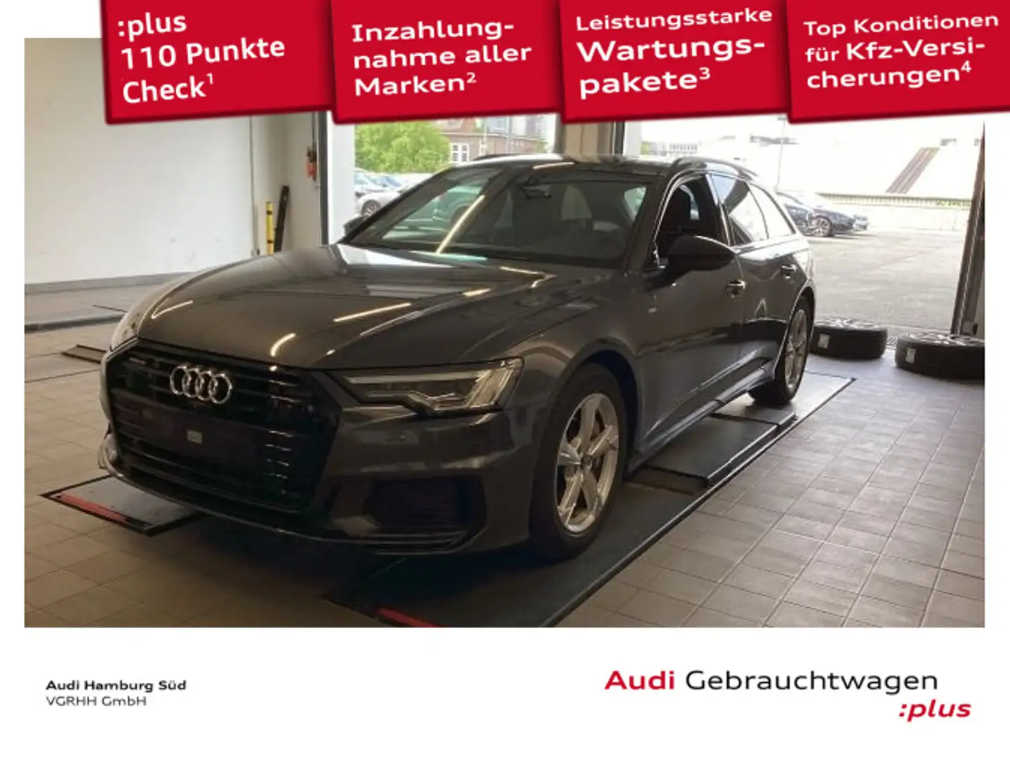 Audi A6 50 TFSI e qu. S LINE/NAVI/PANO/MATRIX Grau - 1
