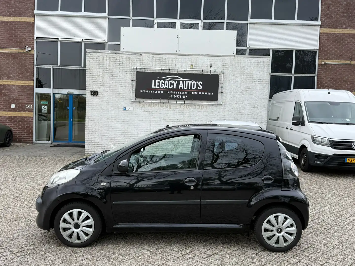 Citroen C1 1.0-12V Ambiance - NWE APK - Lage km NAP! Zwart - 2