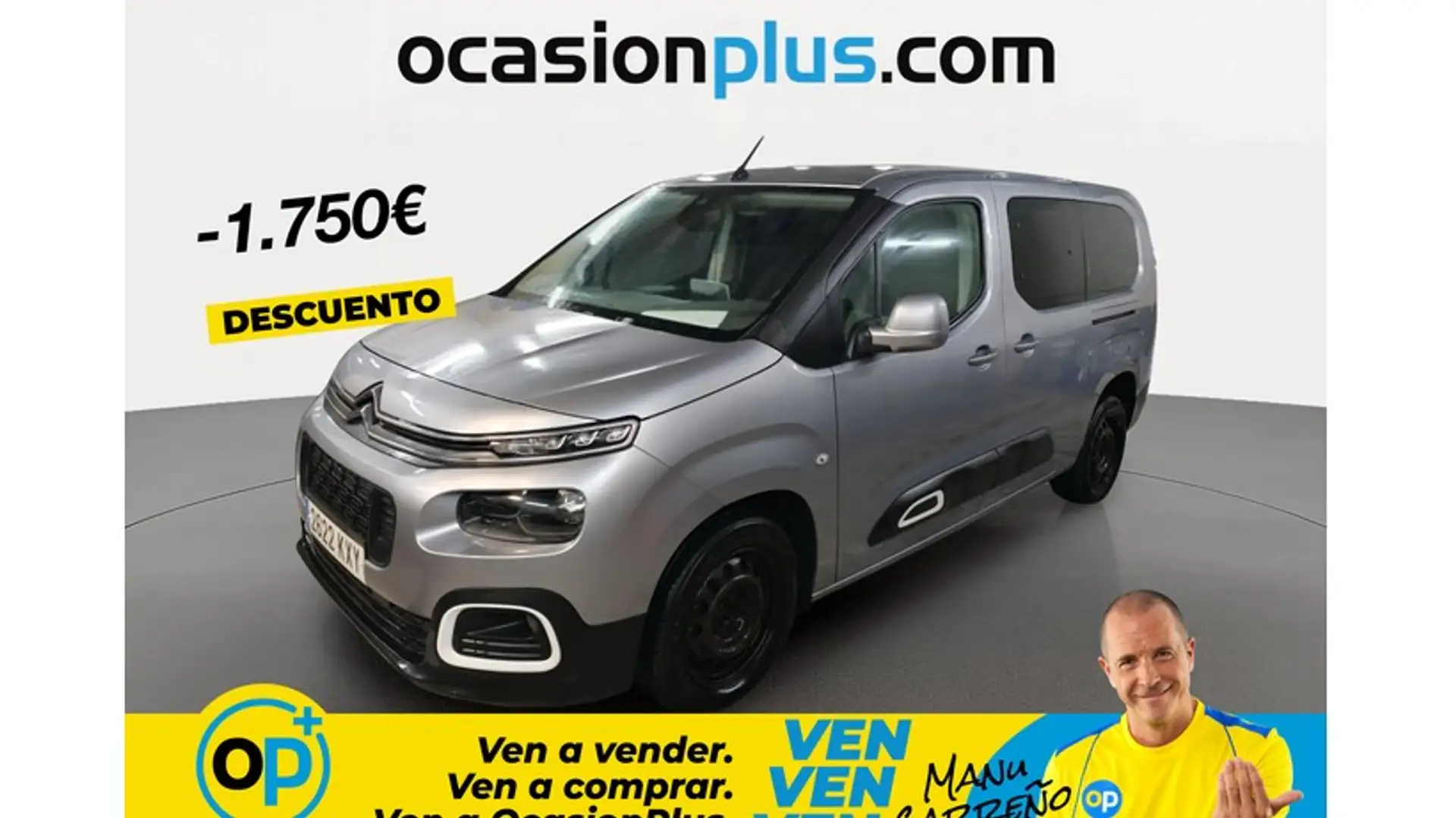 Citroen Berlingo BlueHDi S&S Talla XL Feel EAT8 130 Gris - 1