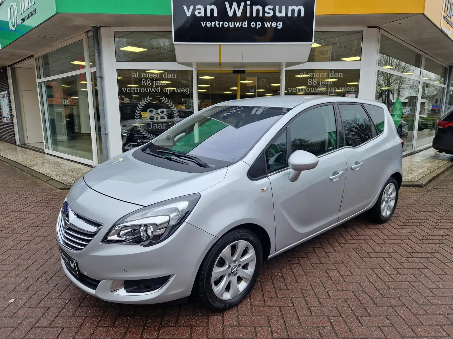 Opel Meriva 1.4 Turbo Blitz | Navi | Park Pilot V+A | Leder | Grau - 2