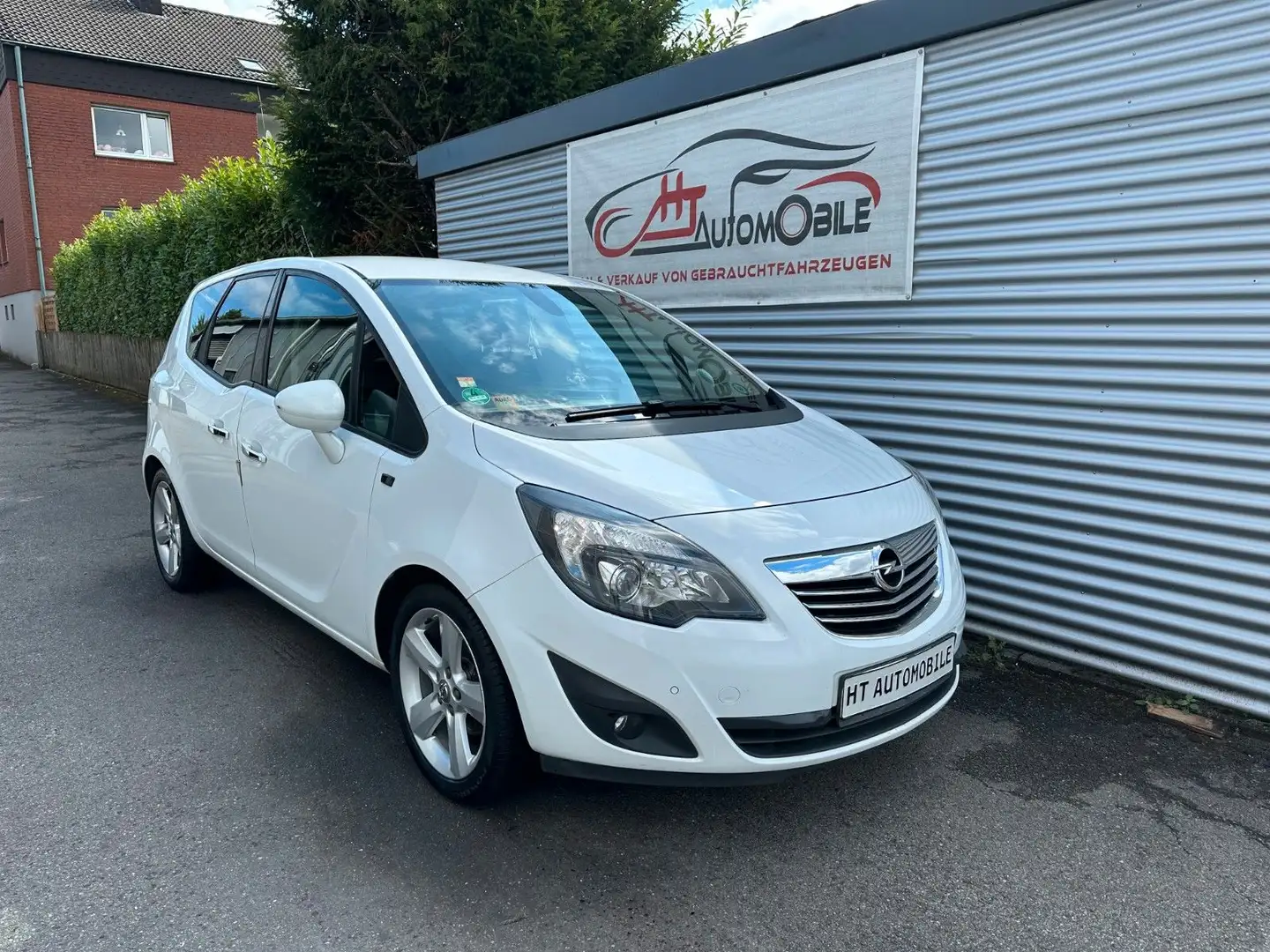 Opel Meriva 1.4 NAVI/TEILL/SHZ/AHK/TEMP/KLIMA Wit - 1