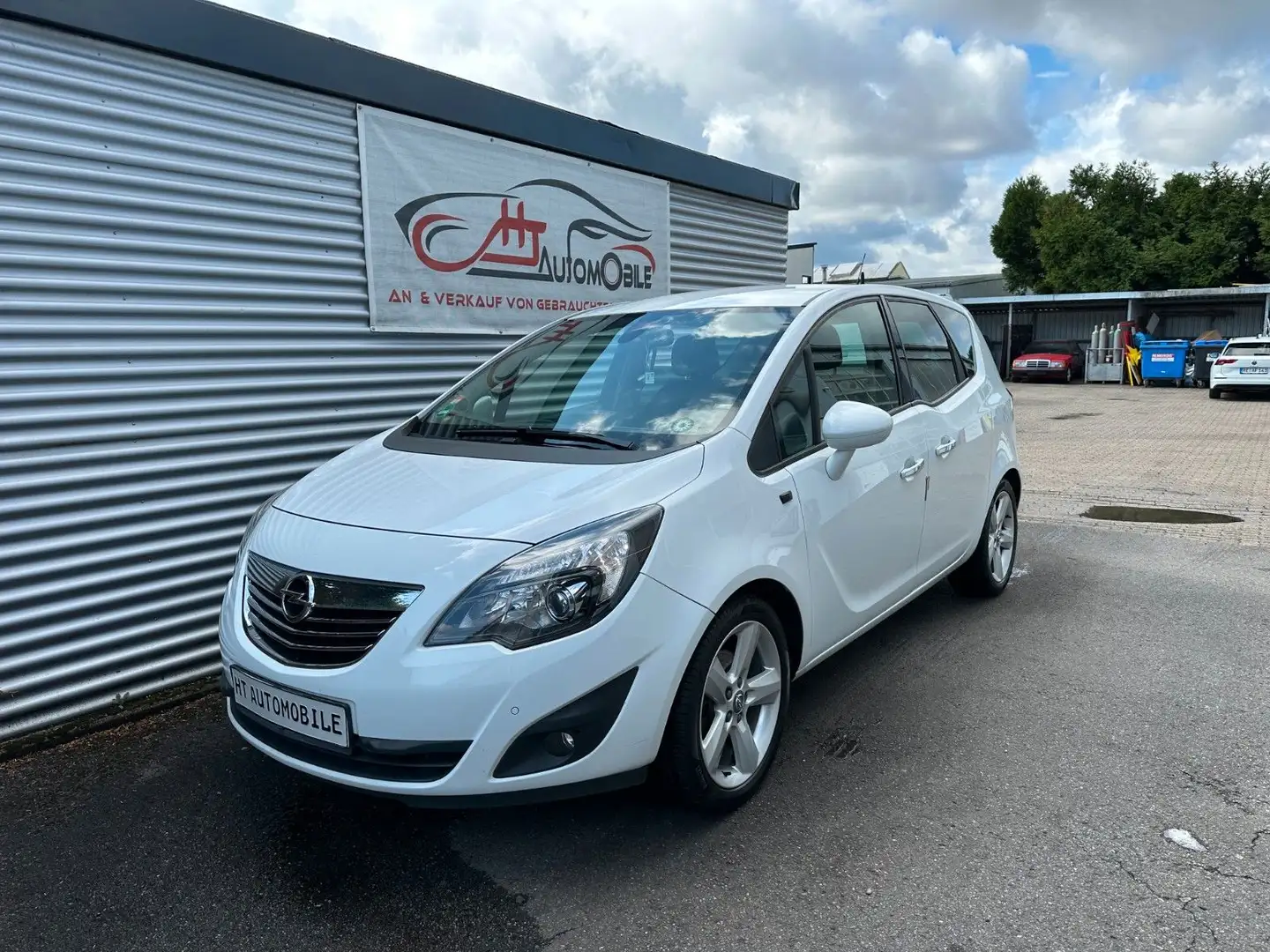 Opel Meriva 1.4 NAVI/TEILL/SHZ/AHK/TEMP/KLIMA Wit - 2