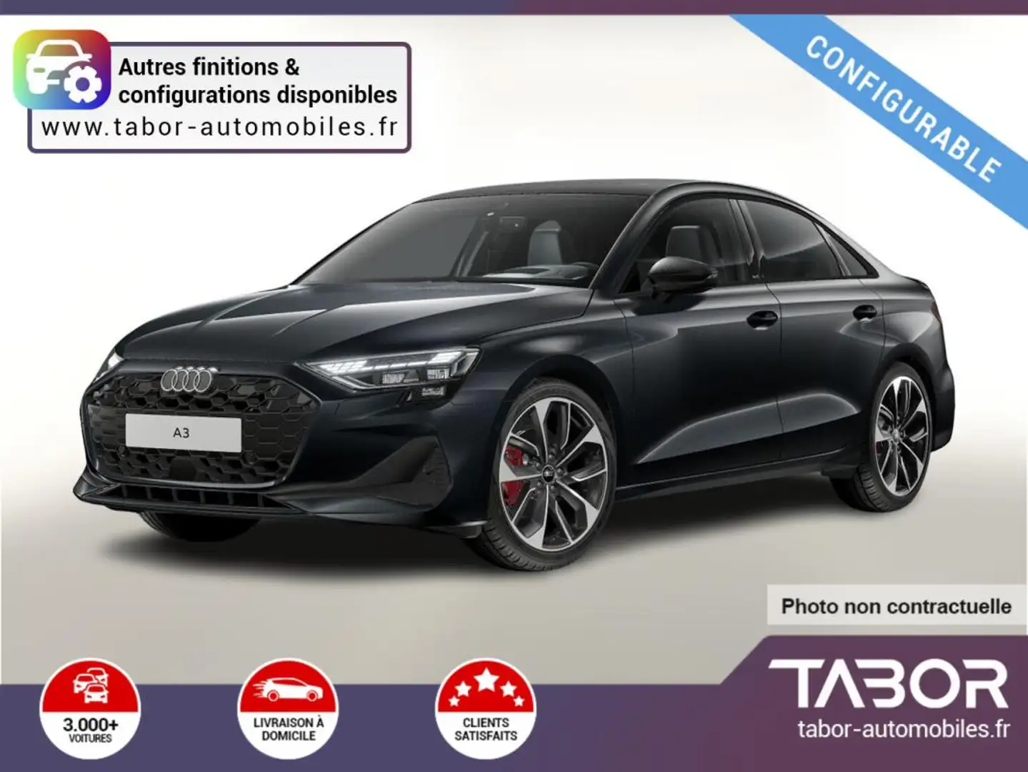 Audi A3 Lim TFSI 116 LED Comfort+ ClimatP VirCo Blanc - 1