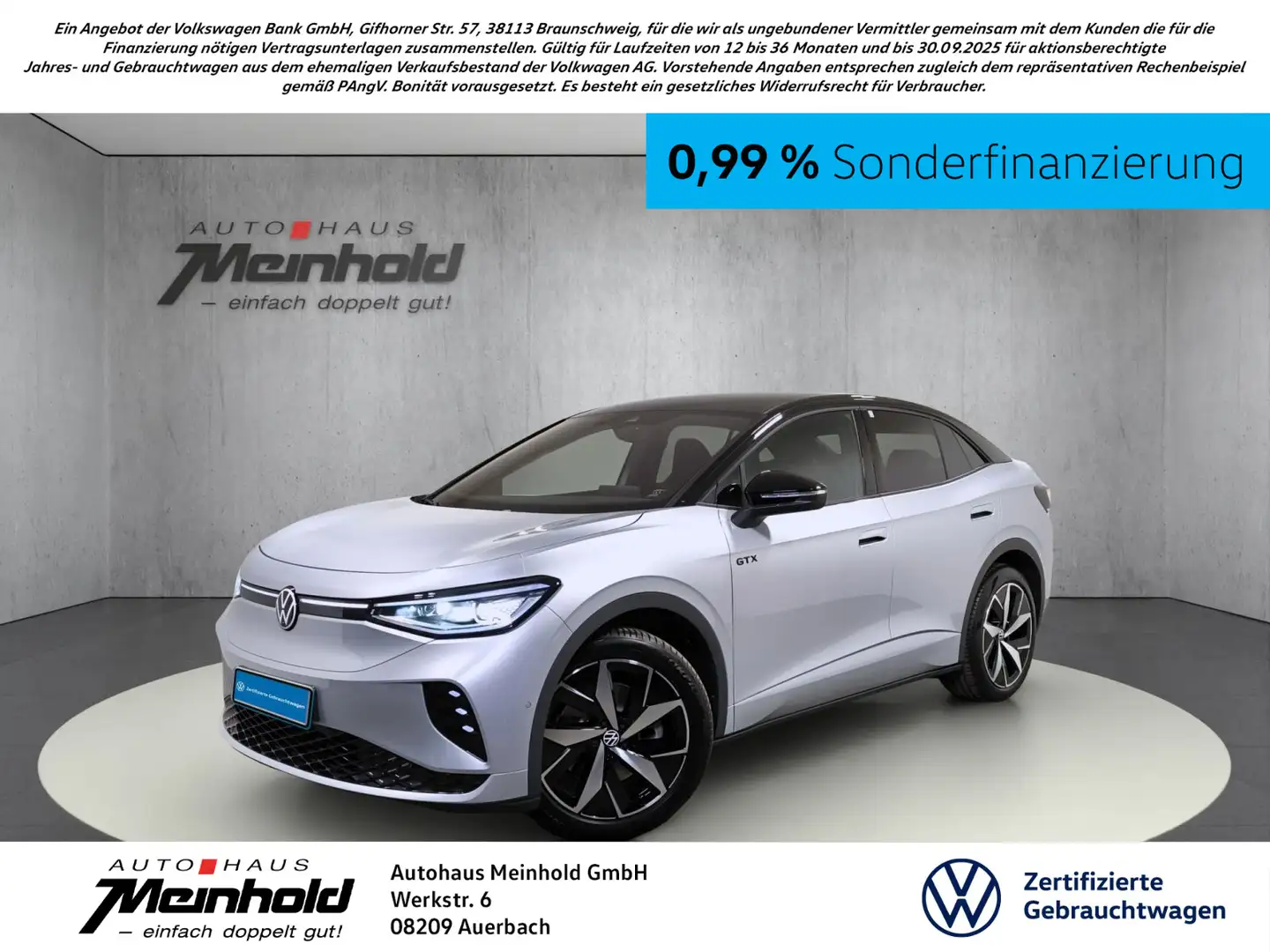 Volkswagen ID.5 GTX 4-motion, AHK, Matrix, Alu 20", ACC Srebrny - 1