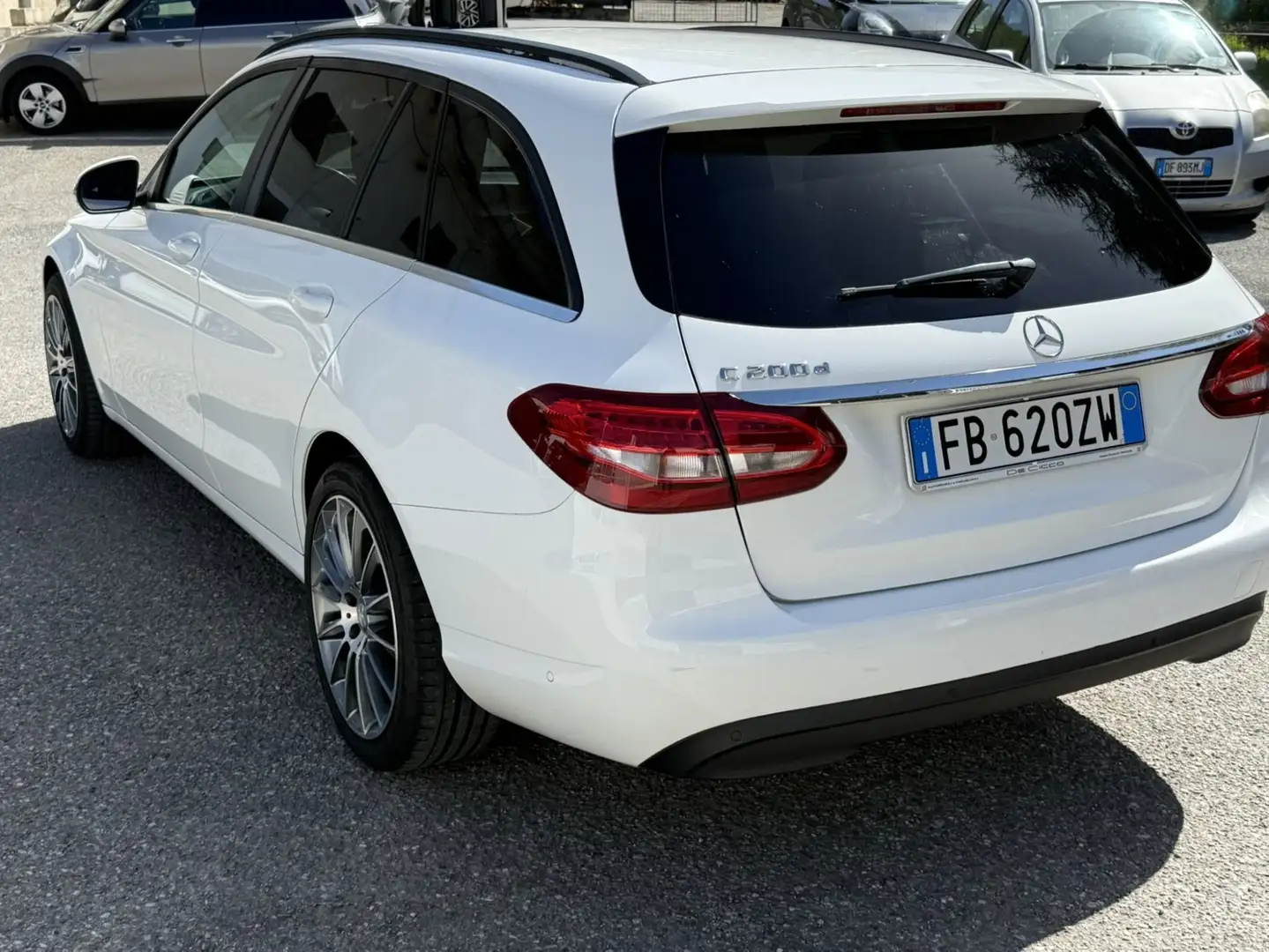 Mercedes-Benz C 200 C SW 200 d Premium Plus auto Weiß - 2