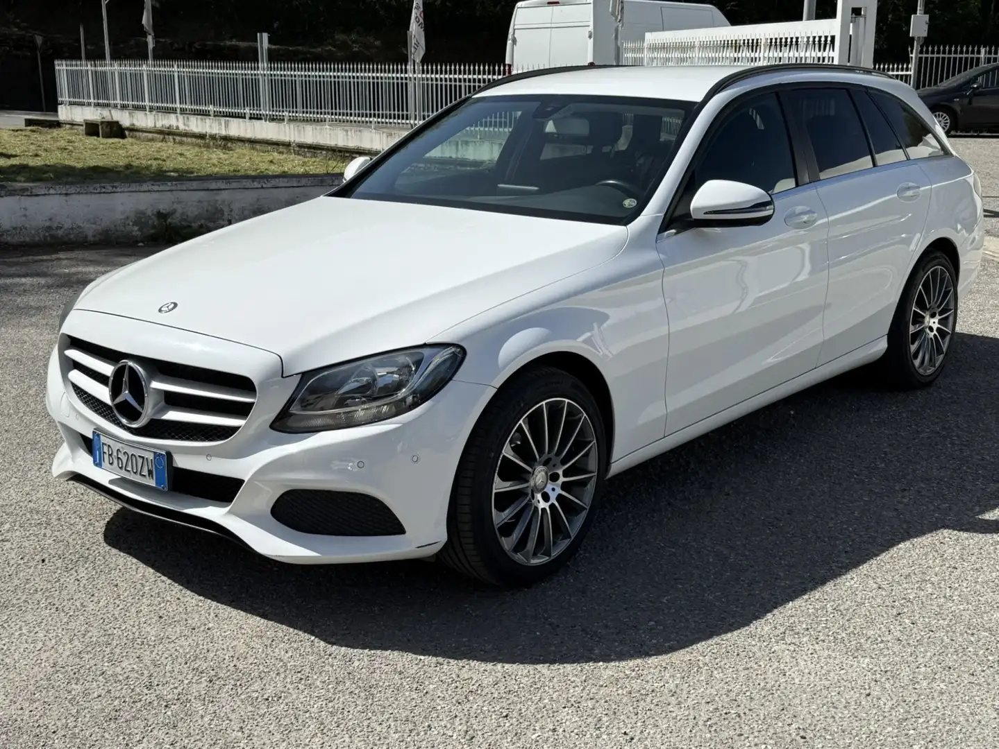 Mercedes-Benz C 200 C SW 200 d Premium Plus auto Weiß - 1