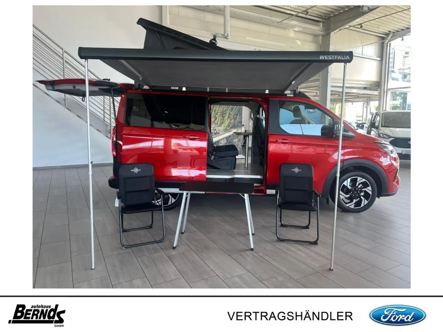 Ford Tourneo Custom Nugget 320 L1 VA Autm. Active AHK Rouge - 2