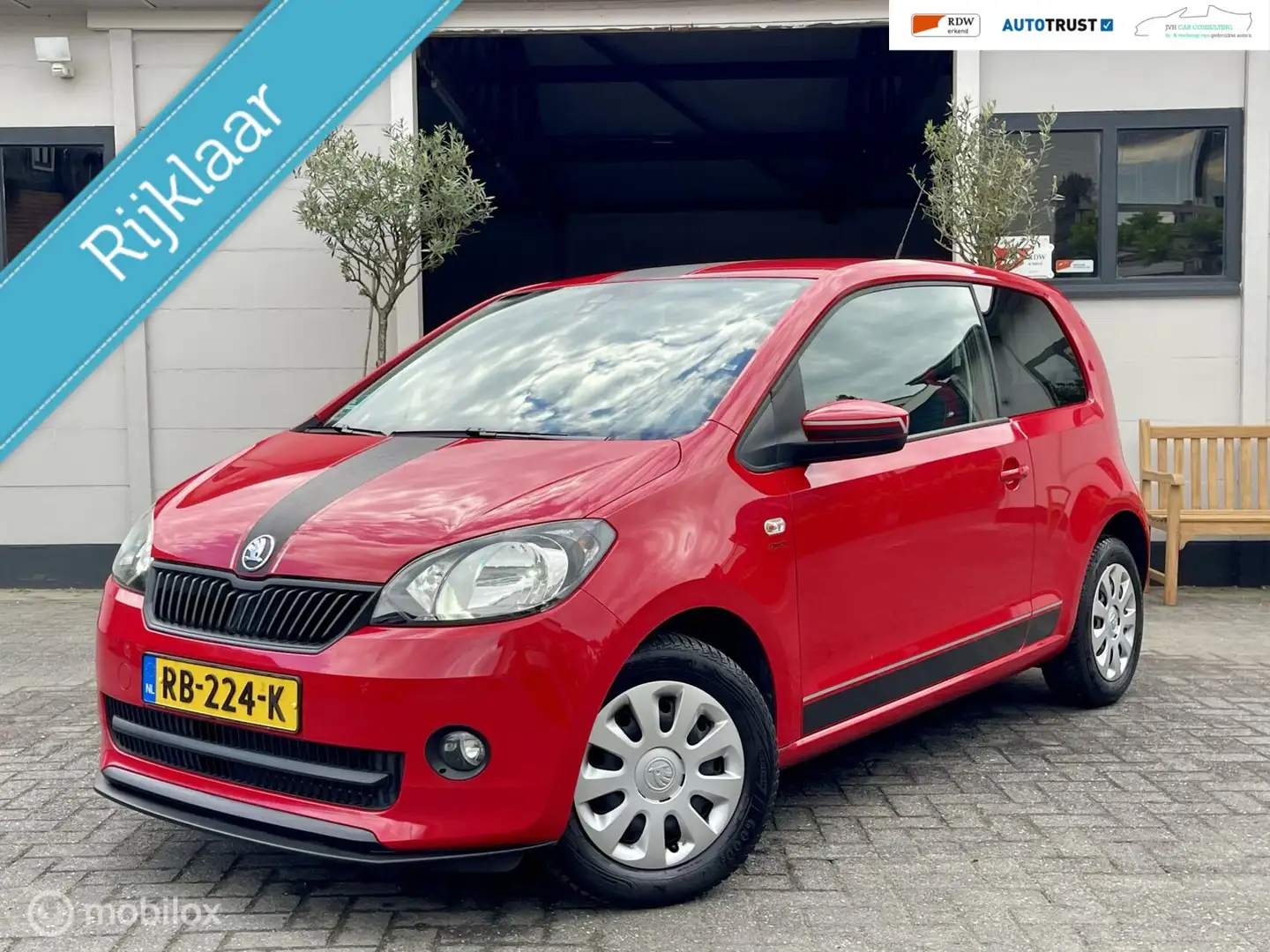 Skoda Citigo 1.0 CNG Sport|RIJKLAAR|CRUISE|PDC|NWE KOPPELING Piros - 1
