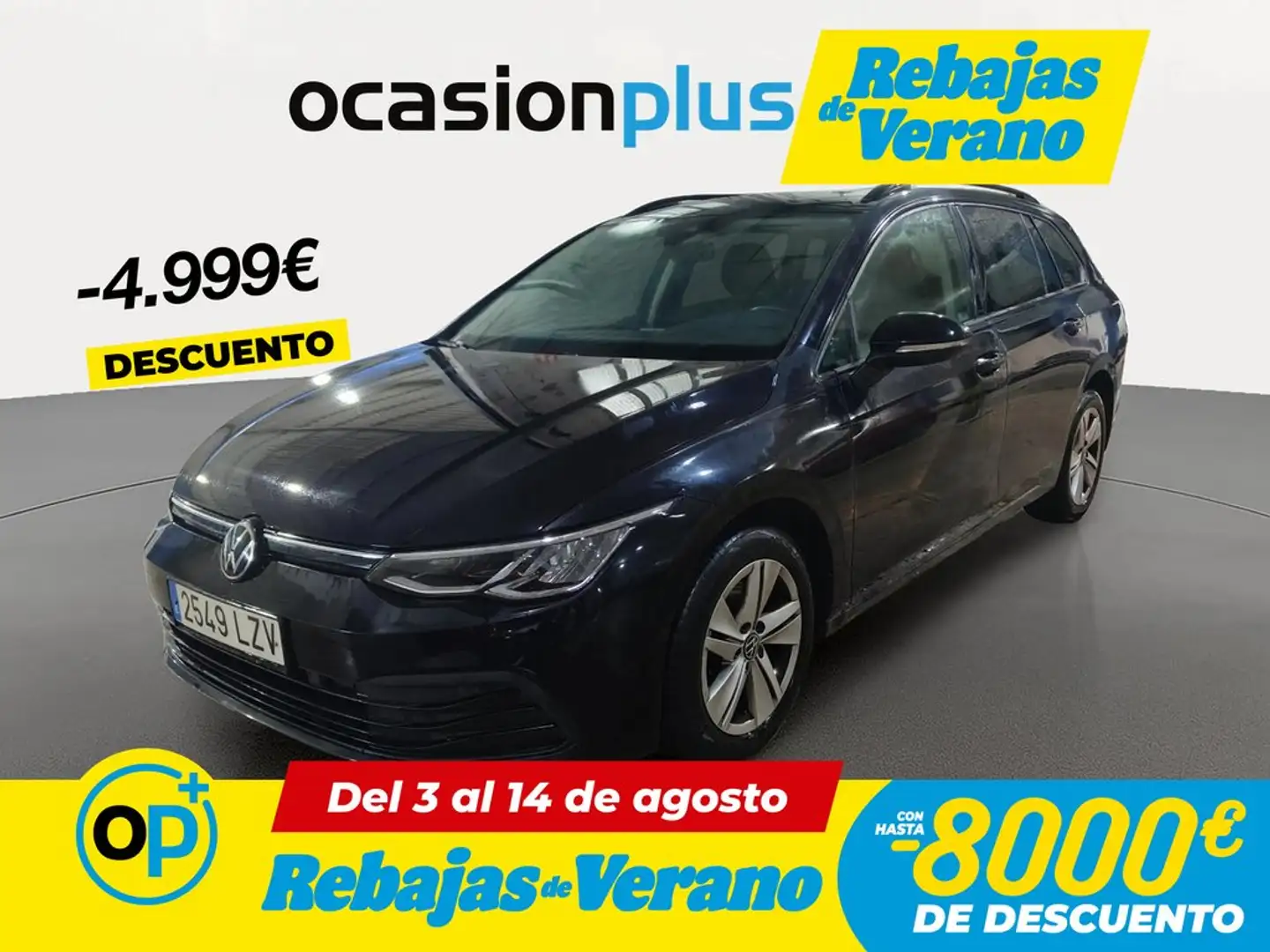 Volkswagen Golf Variant 2.0TDI Life 85kW Negro - 1