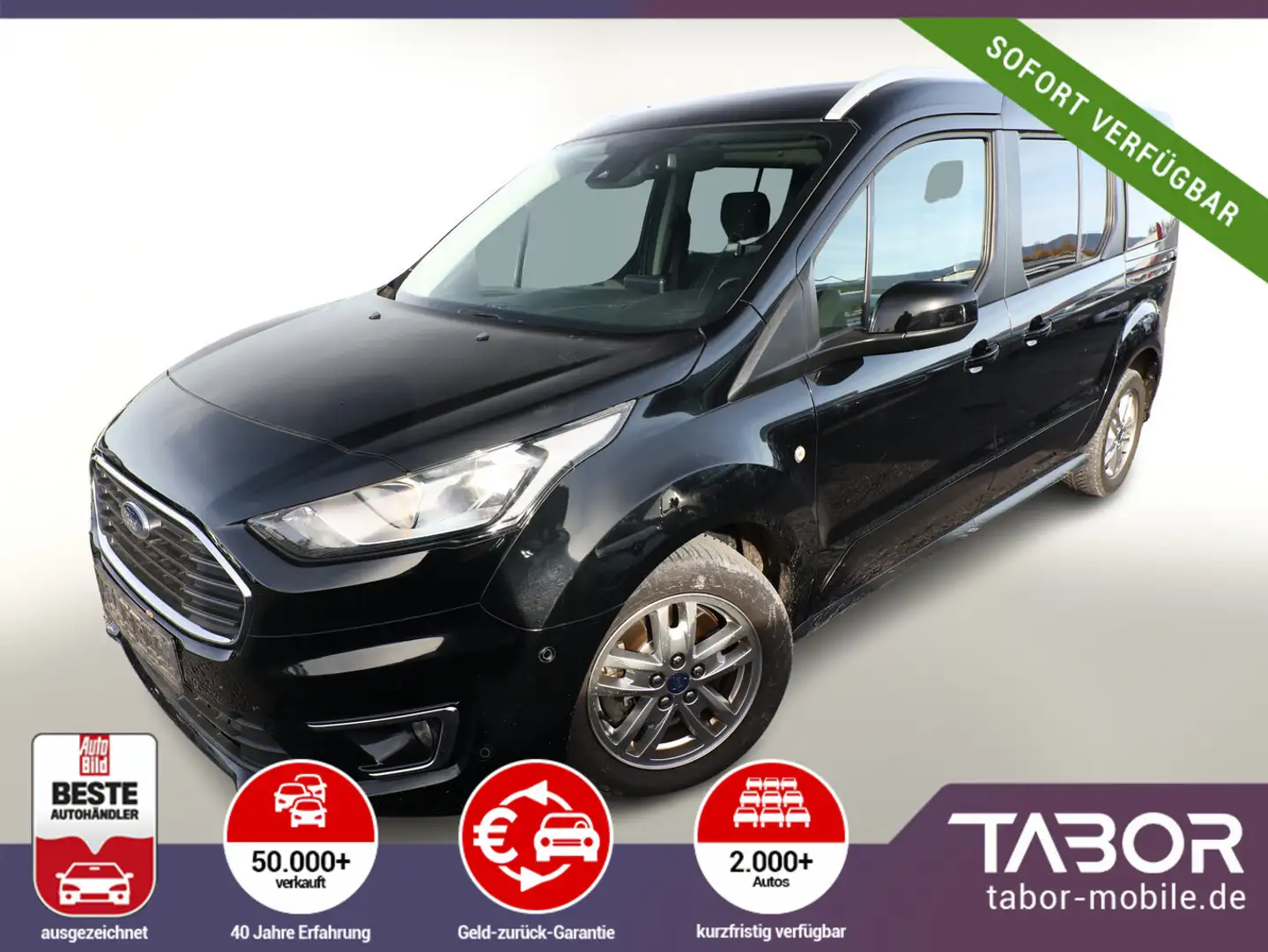 Ford Tourneo Grand Connect 1.5TDCi 120 Aut. Titanium Schwarz - 1