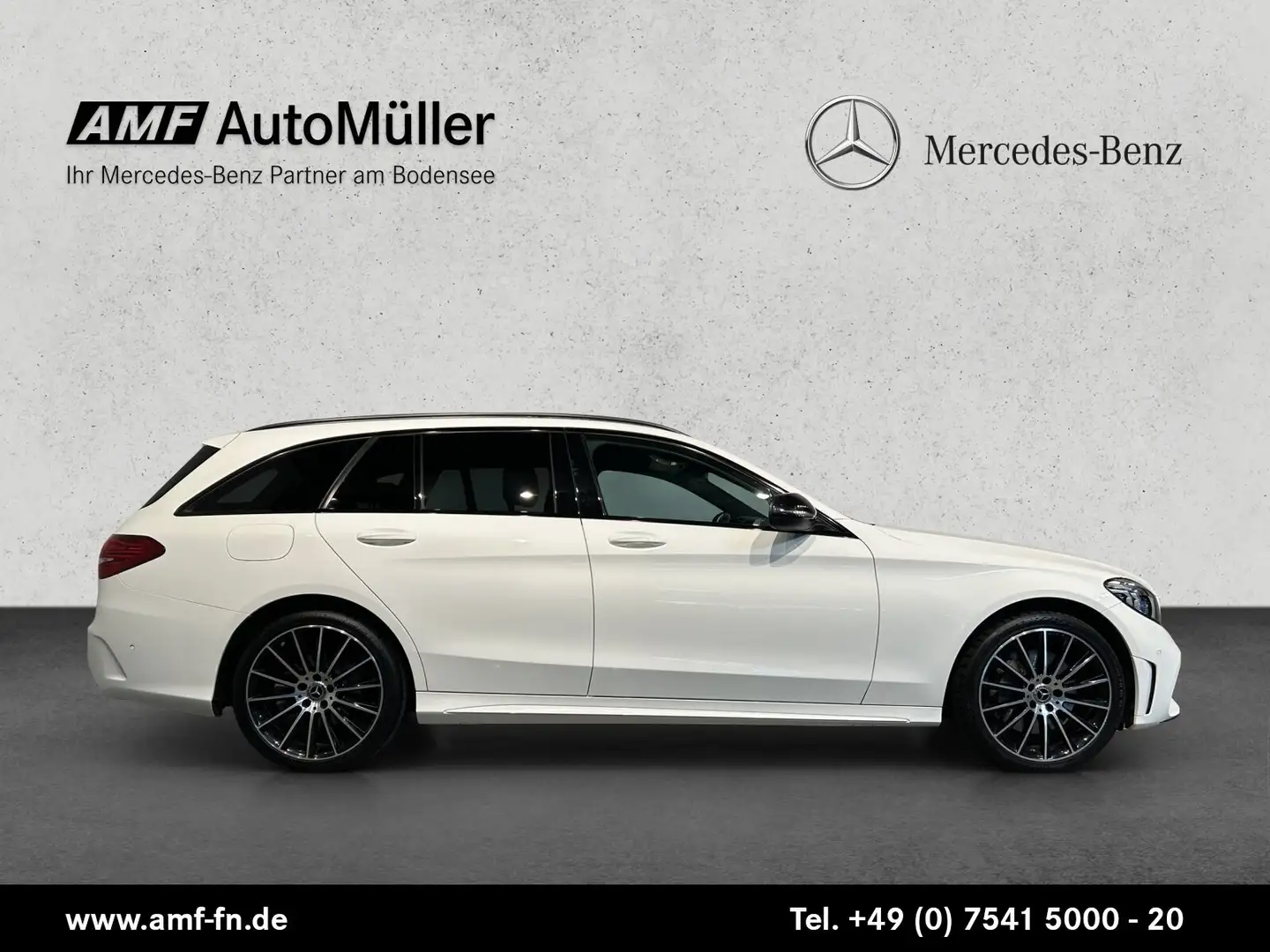 Mercedes-Benz C 400 C 400 T AMG Line 4M +AHK+DISTRO+NIGHT+COMAND+ Weiß - 2