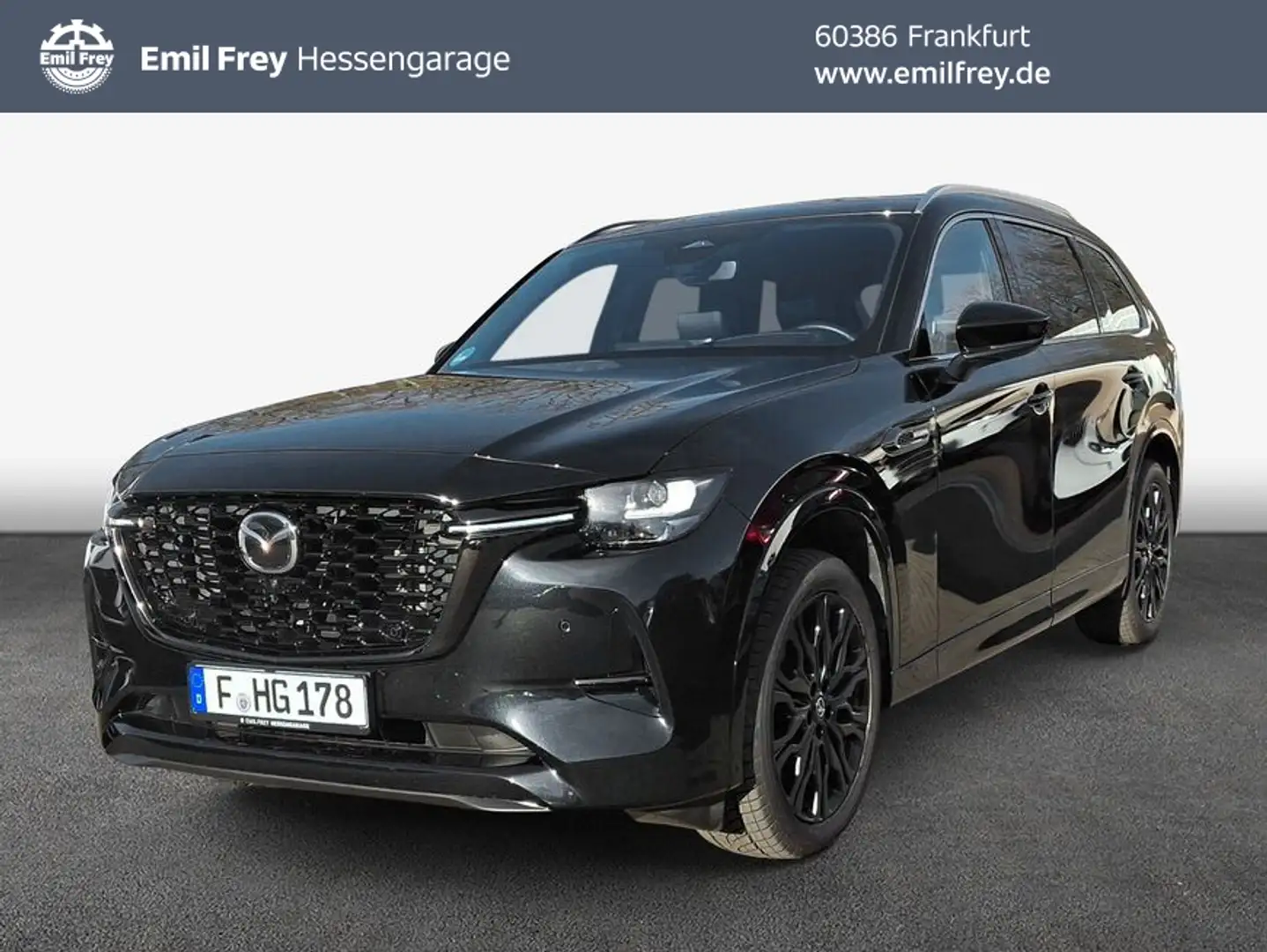 Mazda CX-80 e-SKYACTIV-D 254 M HYBRID AWD HOMURA PLUS 18 Schwarz - 1