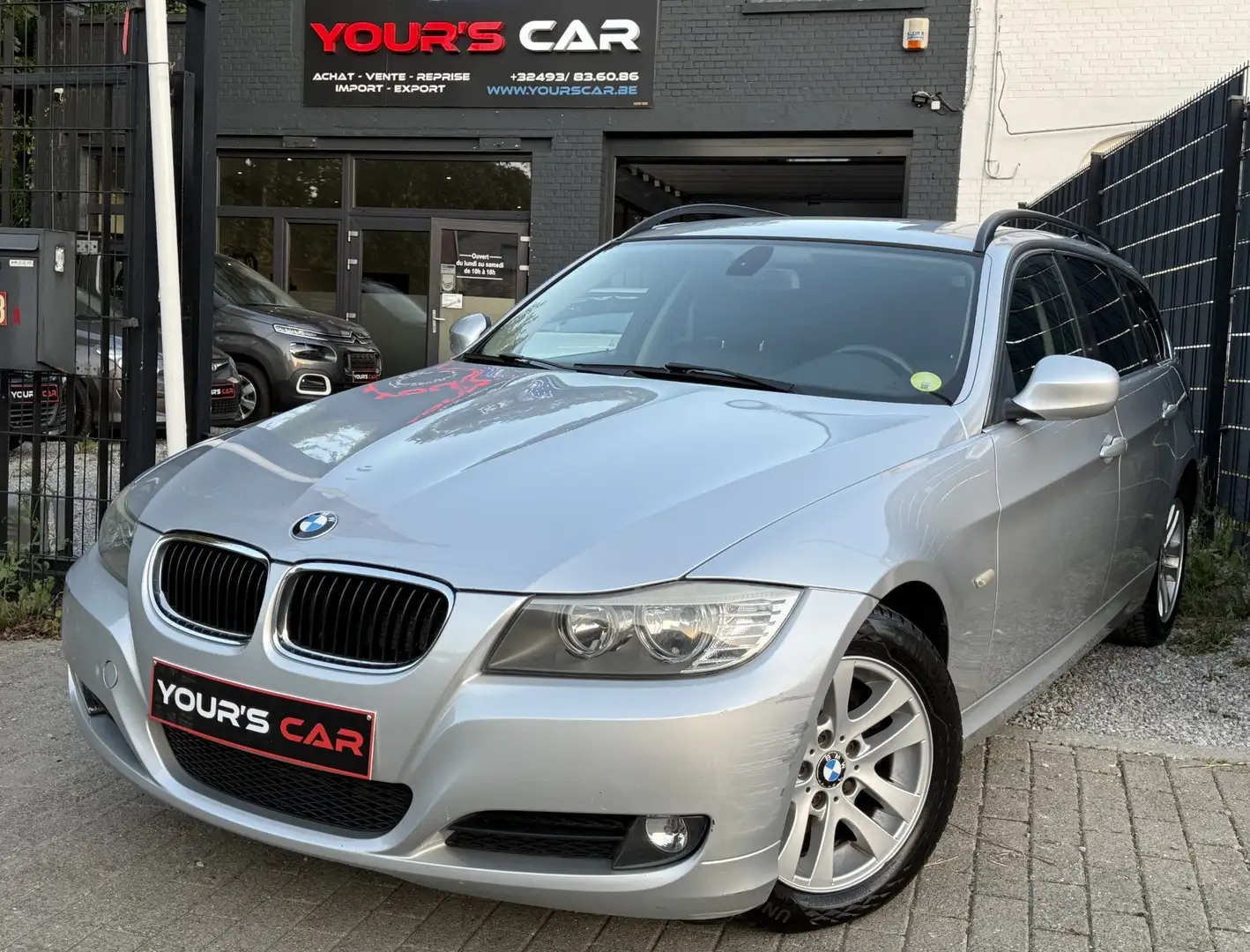 BMW 318 d - Break - Cuir - Clim - Garantie !! Gris - 1