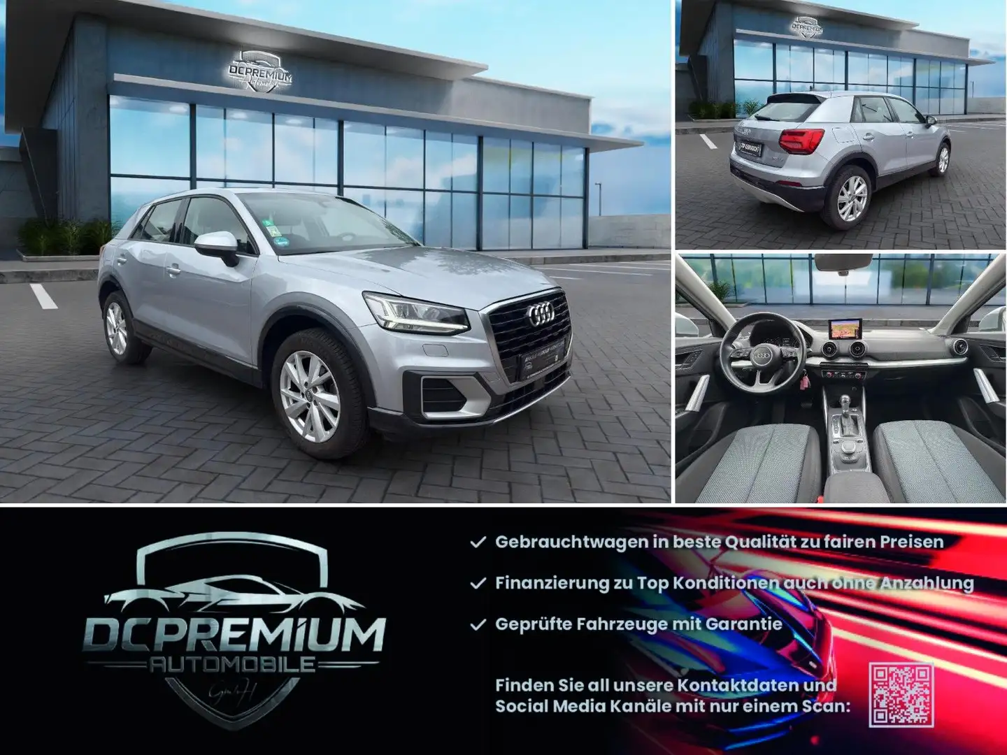 Audi Q2 30 TDI design,S-tronic,LED,Navi,AHK Argento - 1