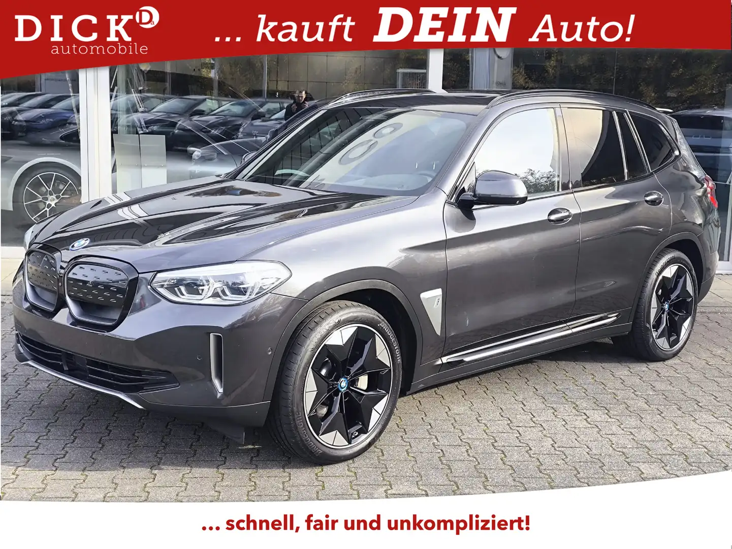 BMW X3 Impres PANO+SHADOW+MEMO+HUD+PROF+SHZ+ACC+360 Grau - 1