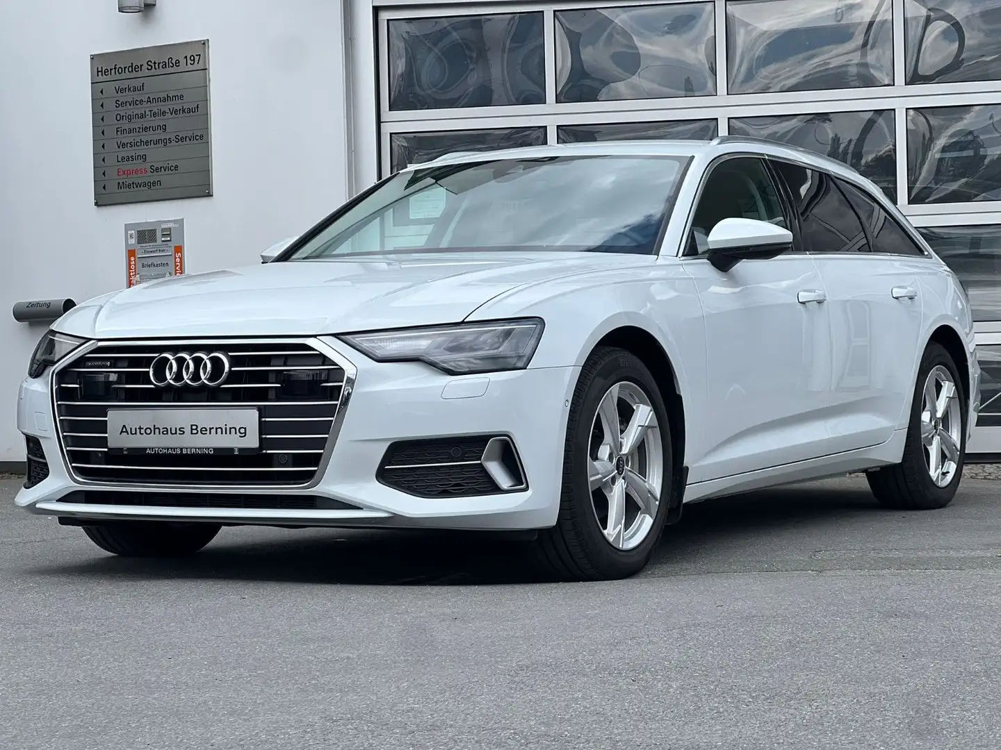 Audi A6 AVANT 40TDI QUATTRO SPORT KAMERA AHK STANDHEI Blanc - 2